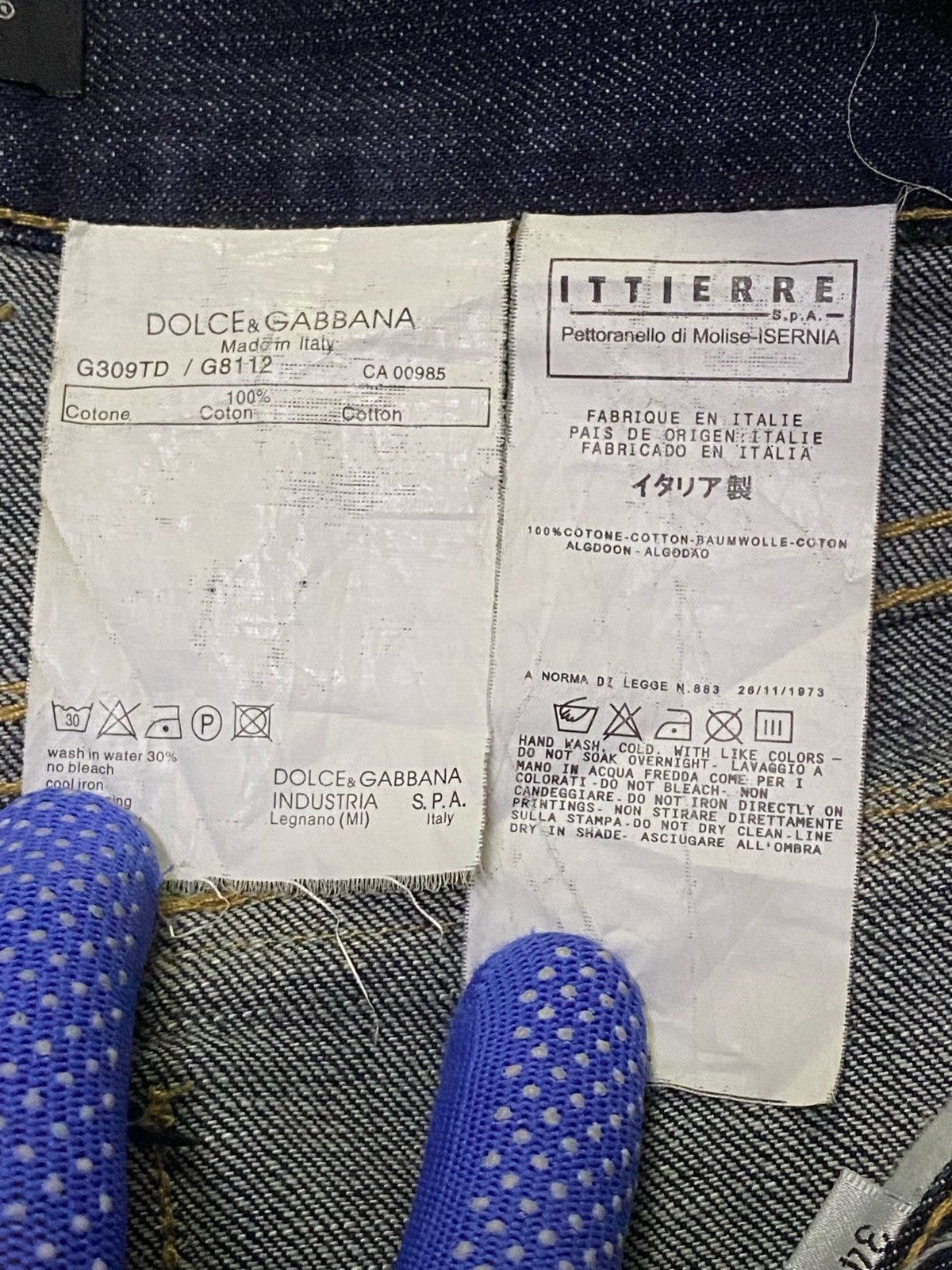 Dolce & Gabbana × Japanese Brand Dolce & Cabbana Denim Jeans Size US 35 - 11 Thumbnail