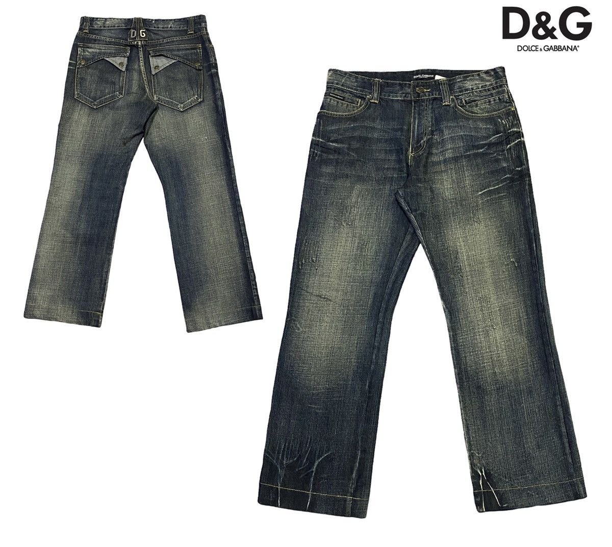 Dolce & Gabbana × Japanese Brand Dolce & Cabbana Denim Jeans Size US 35 - 1 Thumbnail