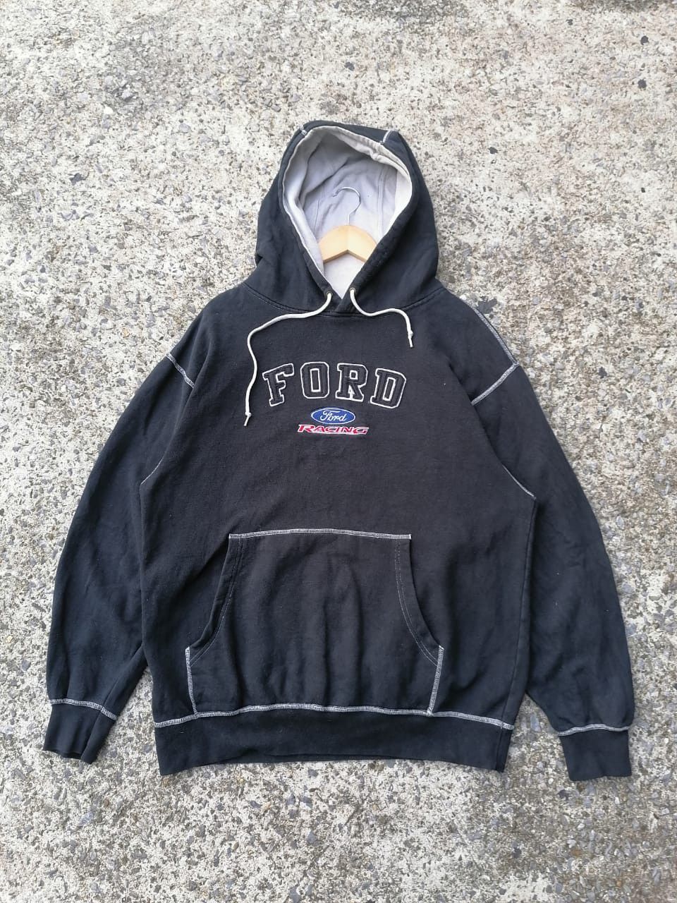 Chase Authentics × Ford × Vintage Vintage Chase Ford Racing Hoodie Size US L / EU 52-54 / 3 - 1 Thumbnail