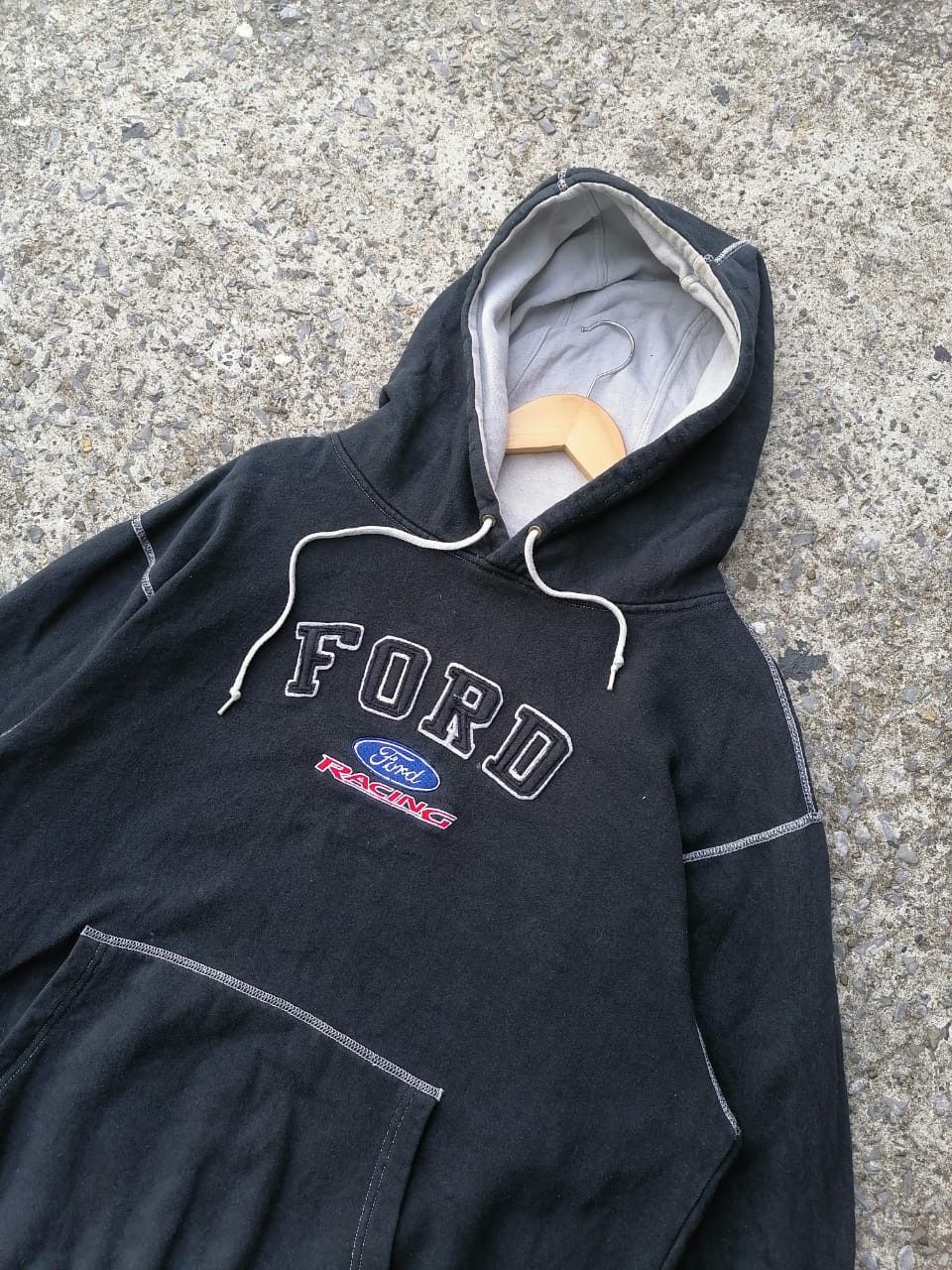 Chase Authentics × Ford × Vintage Vintage Chase Ford Racing Hoodie Size US L / EU 52-54 / 3 - 3 Thumbnail