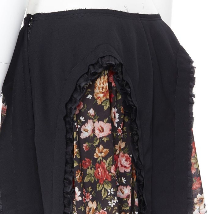 WallFlower Women's 2 Piece Set - Floral Duster With High Neck Dress In Black & Pink