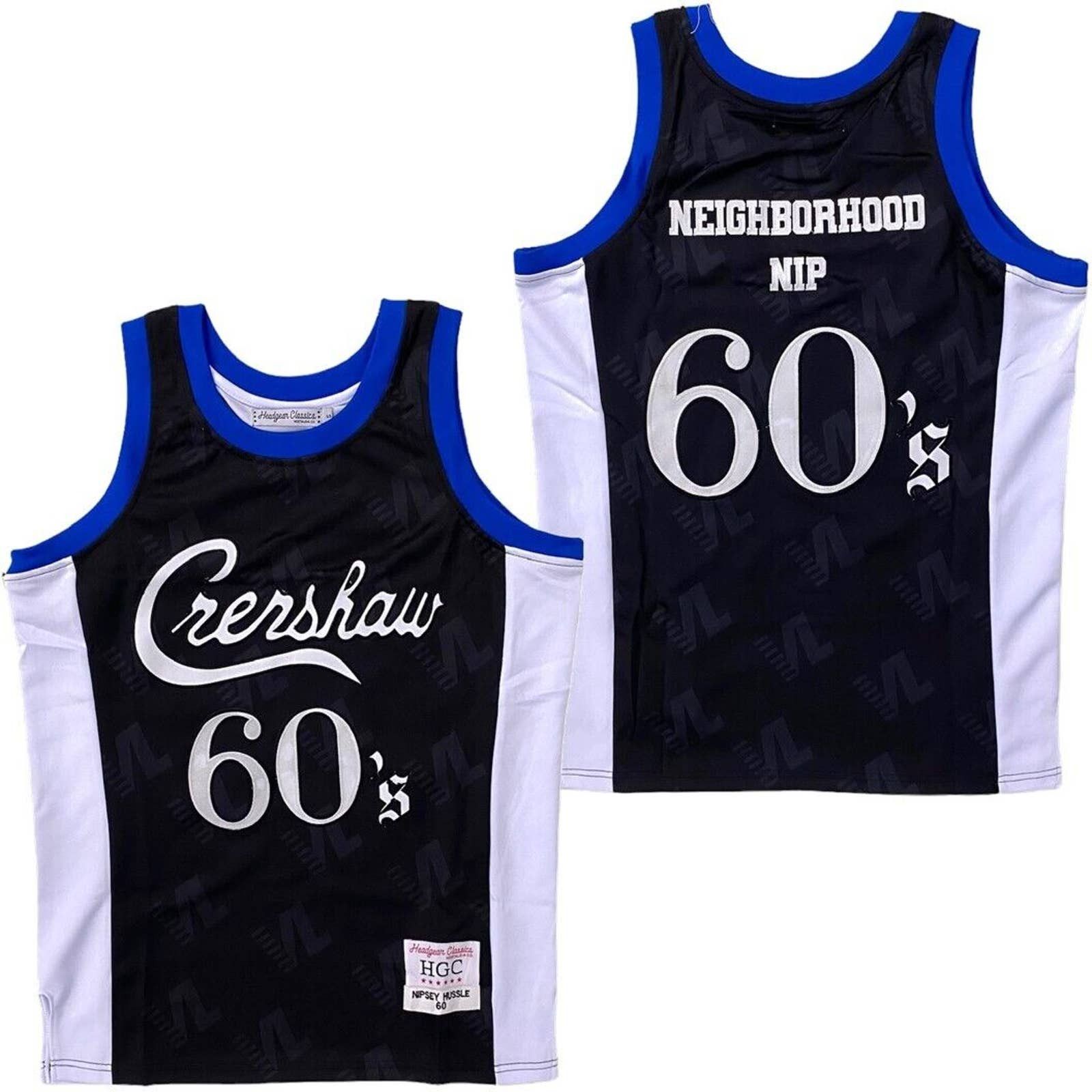 Nipsey Hussle Headgear Classics Crenshaw Basketball Jersey