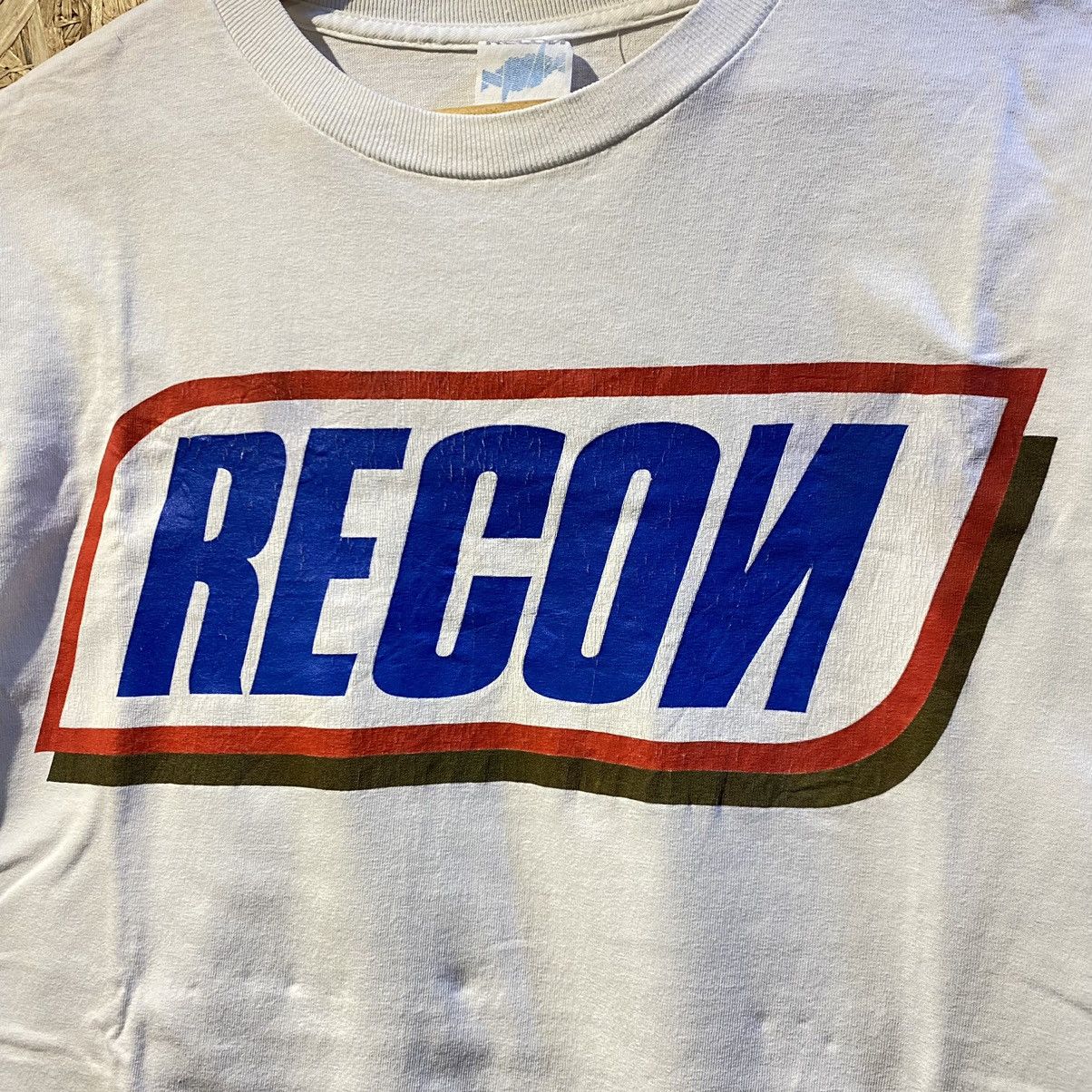 Recon × Vintage VINTAGE RARE‼️Recon Spellout Parody Snickers T-Shirt Size US M / EU 48-50 / 2 - 3 Thumbnail