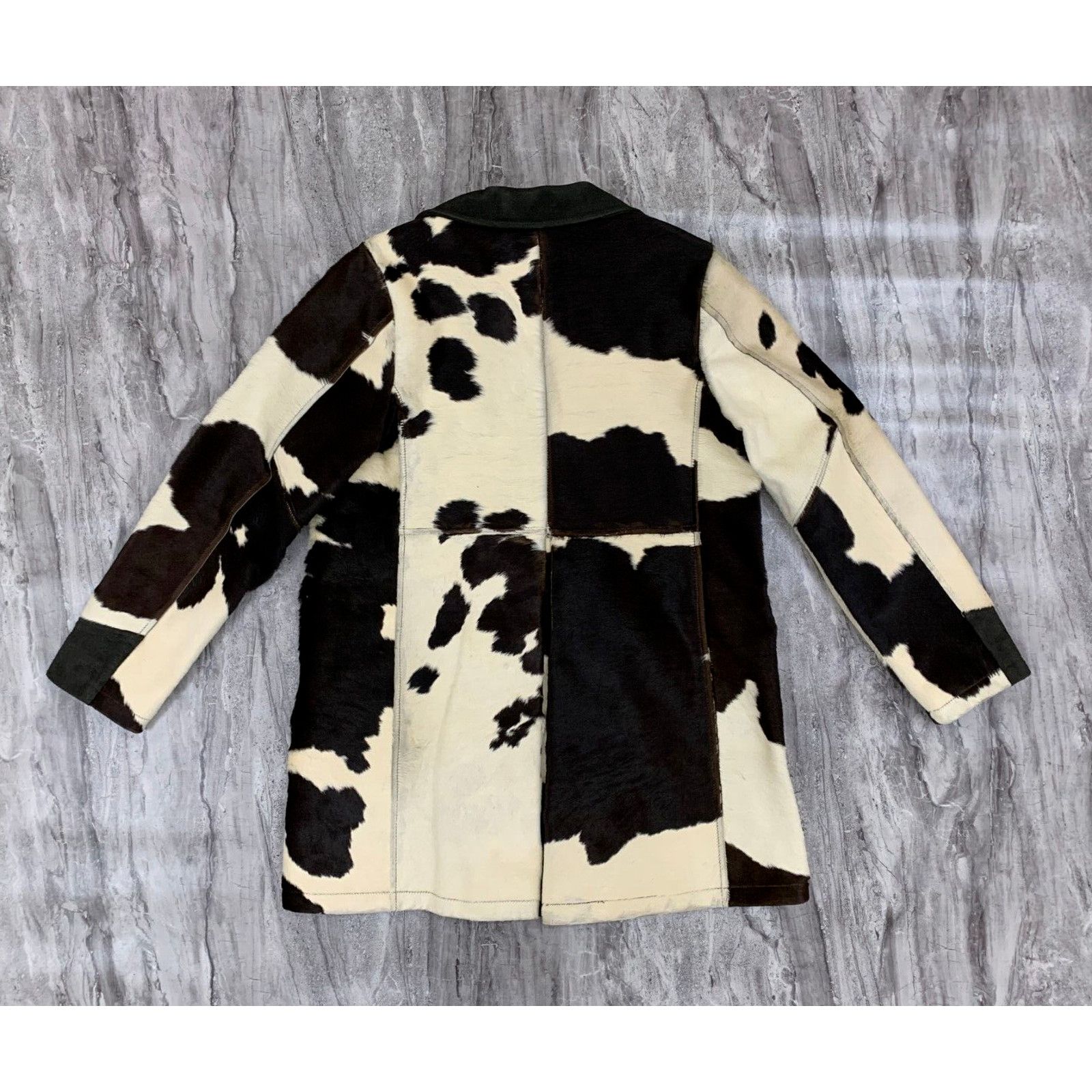 Ralph Lauren Double RL Hair On Hide Leather Jacket RRL Cowhide Jacket Size XS / US 0-2 / IT 36-38 - 5 Thumbnail