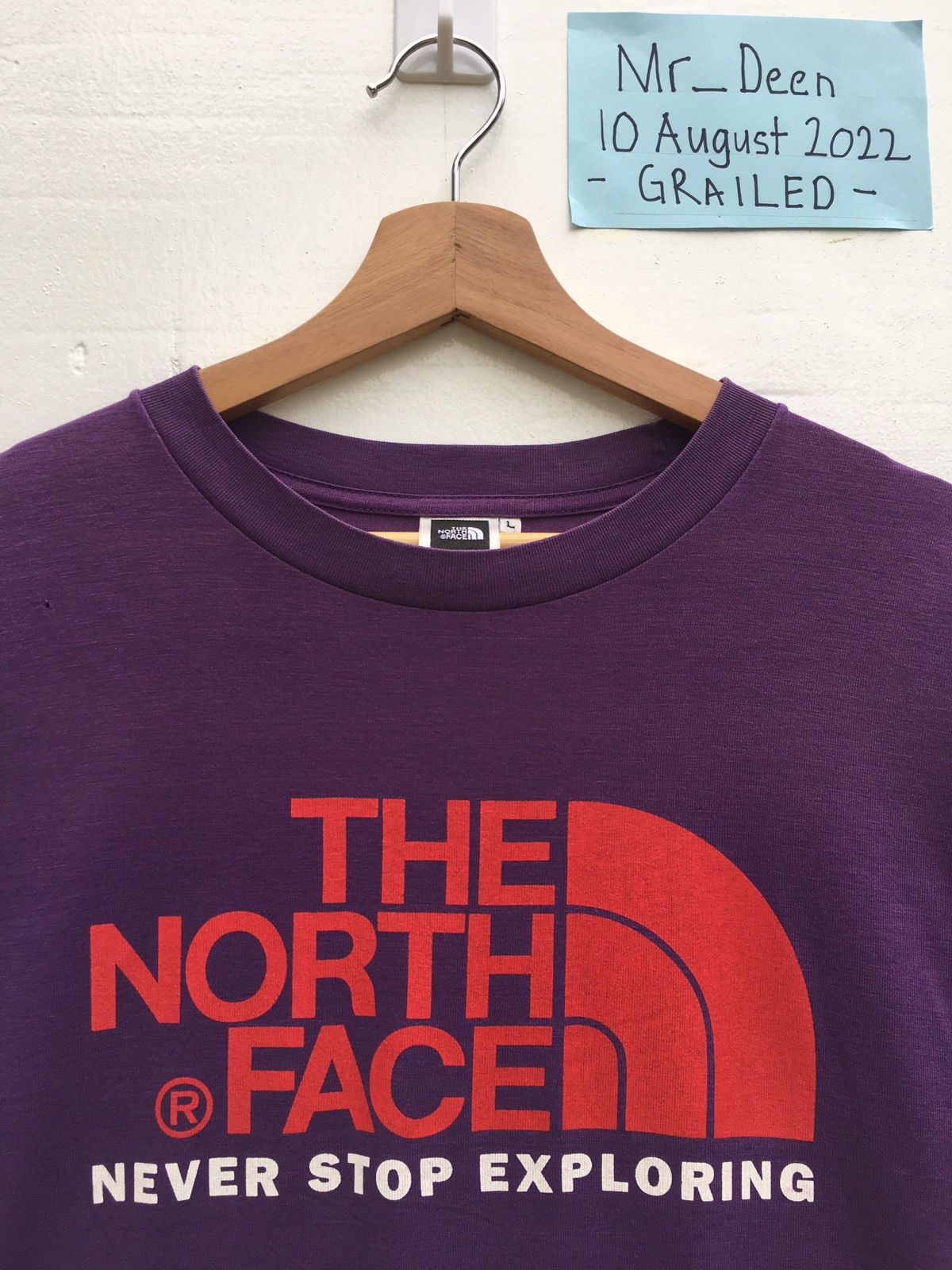 The North Face Vintage The North Face Spellout Tshirt Size US L / EU 52-54 / 3 - 6 Thumbnail