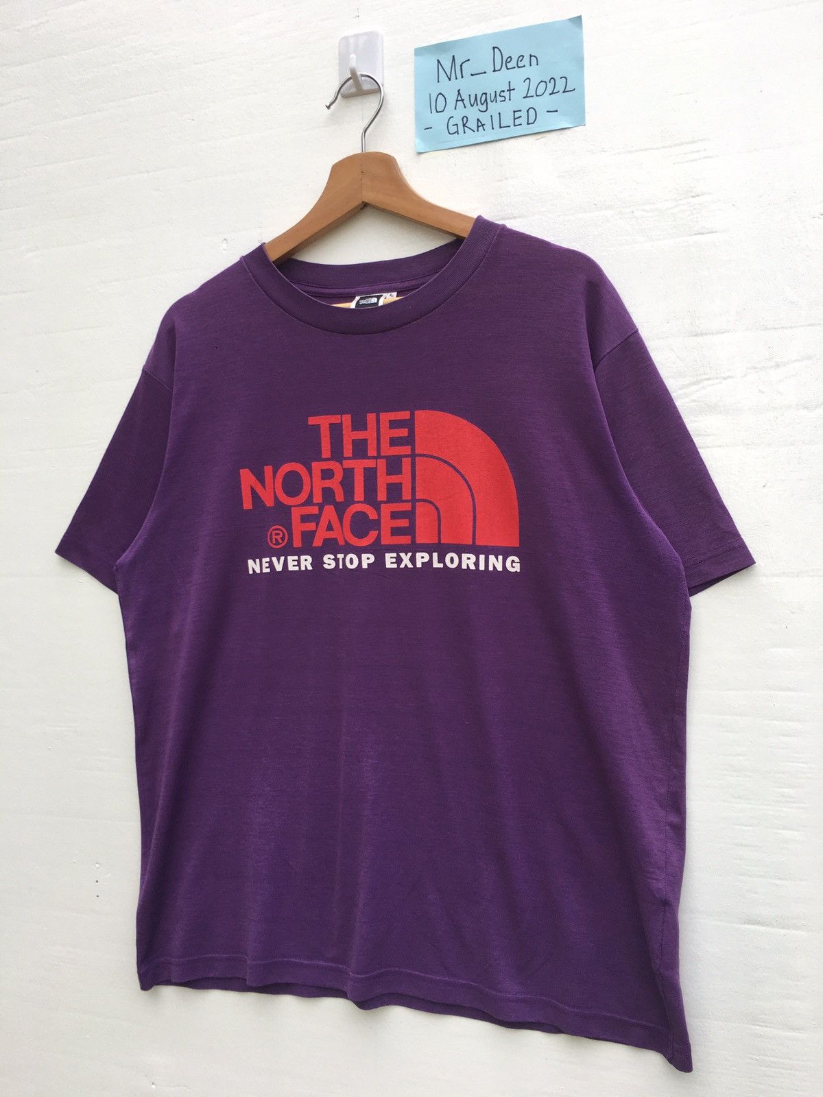 The North Face Vintage The North Face Spellout Tshirt Size US L / EU 52-54 / 3 - 4 Thumbnail