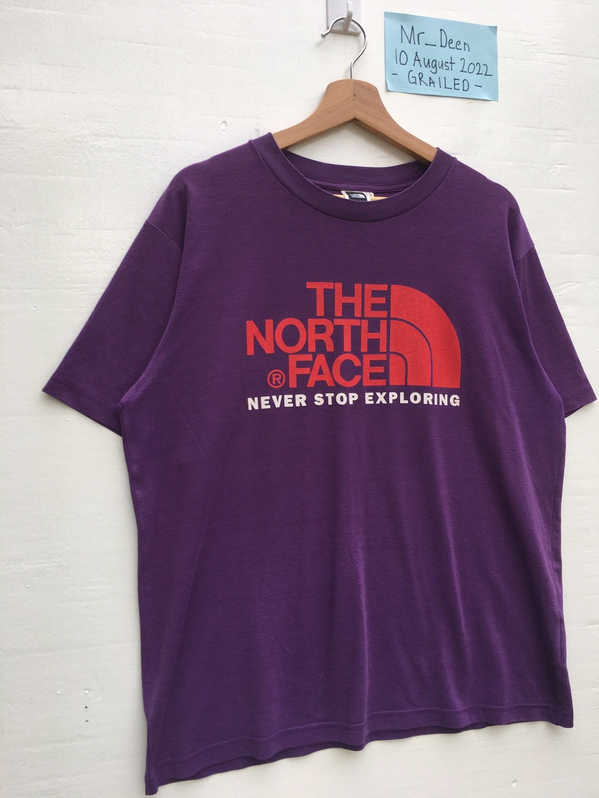 The North Face Vintage The North Face Spellout Tshirt Size US L / EU 52-54 / 3 - 3 Thumbnail