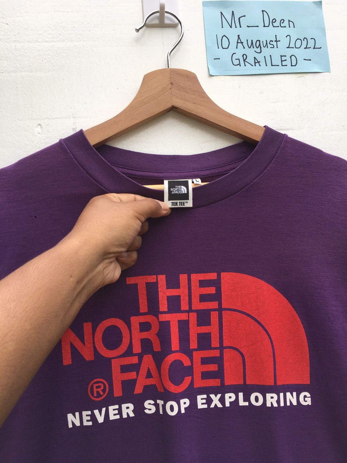 The North Face Vintage The North Face Spellout Tshirt Size US L / EU 52-54 / 3 - 7 Thumbnail