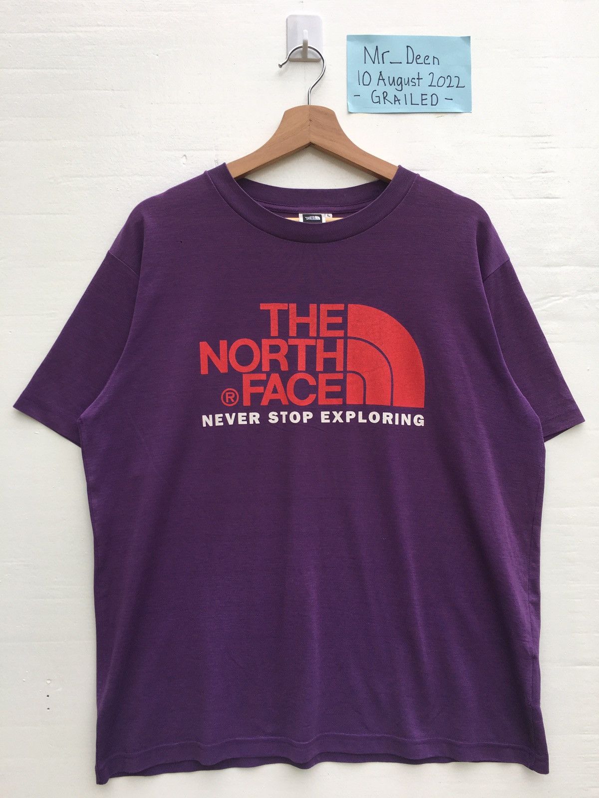 The North Face Vintage The North Face Spellout Tshirt Size US L / EU 52-54 / 3 - 2 Thumbnail