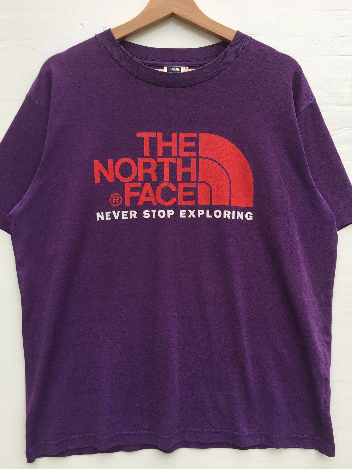 The North Face Vintage The North Face Spellout Tshirt Size US L / EU 52-54 / 3 - 5 Thumbnail