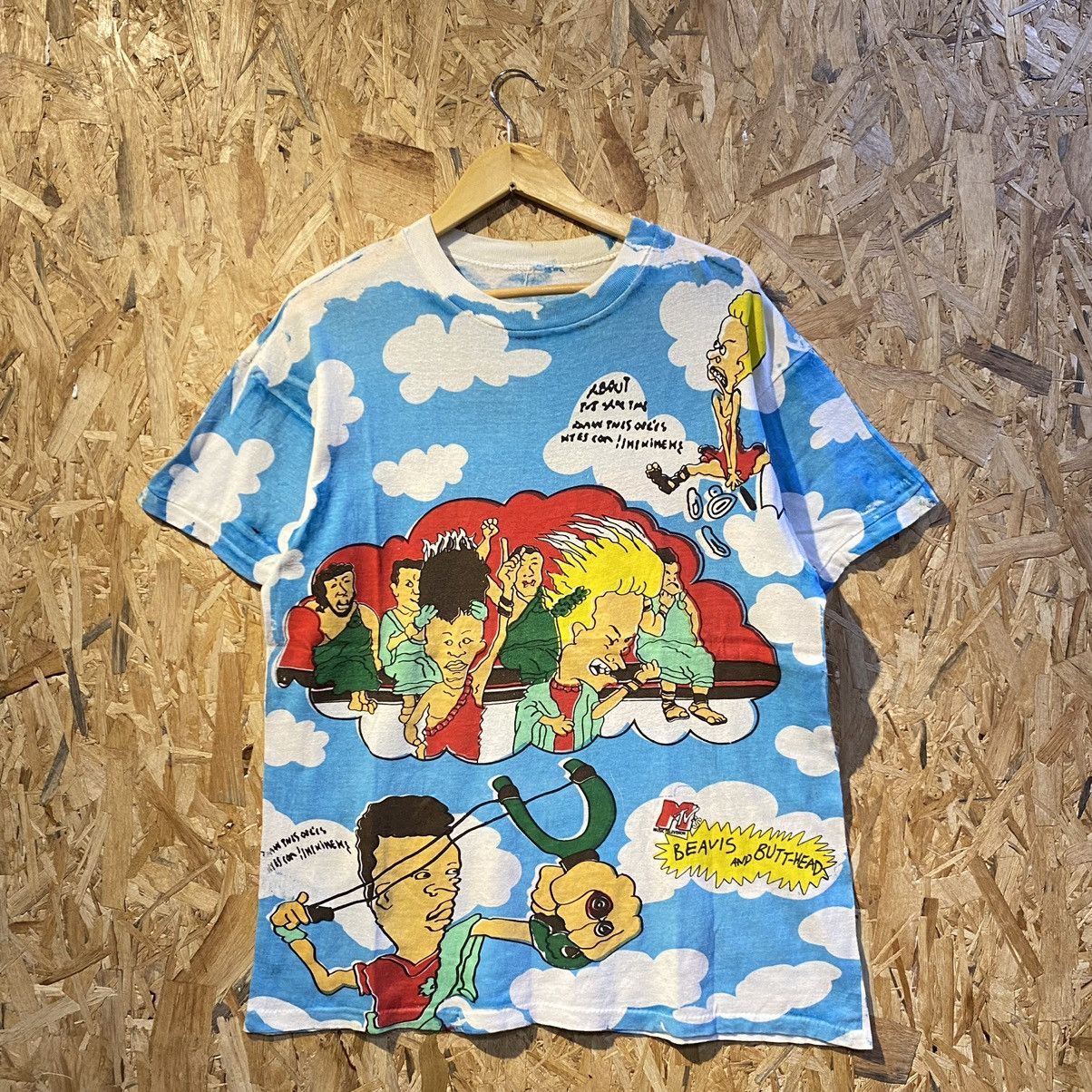 Cartoon Network × Mtv × Vintage VINTAGE RARE‼️Beavis And Butt-Head MTV Cartoon T-Shirt Size US L / EU 52-54 / 3 - 1 Thumbnail