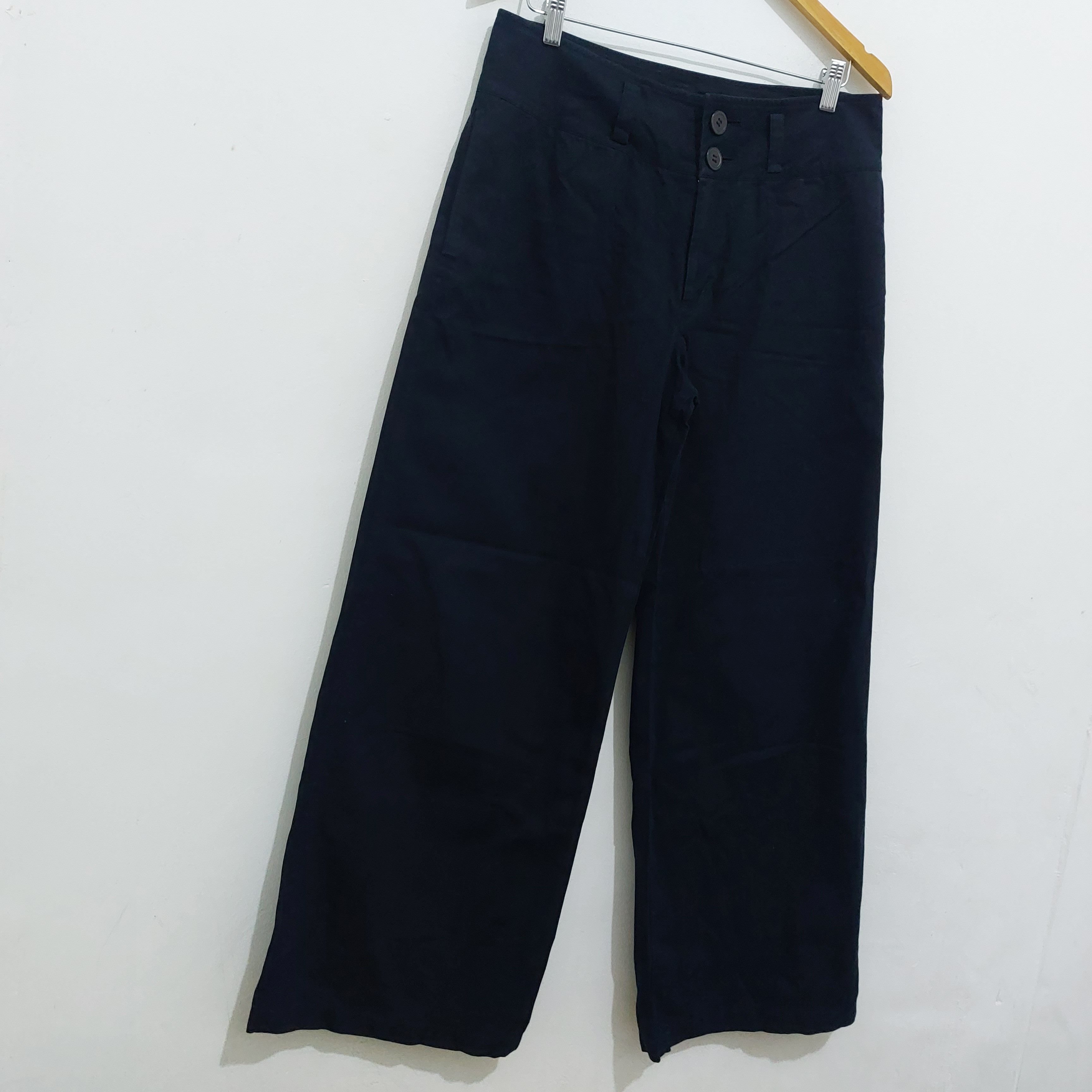 Y's × Yohji Yamamoto Y's - Yohji Yamamoto - Wide Leg Pants Size US 34 / EU 50 - 3 Thumbnail