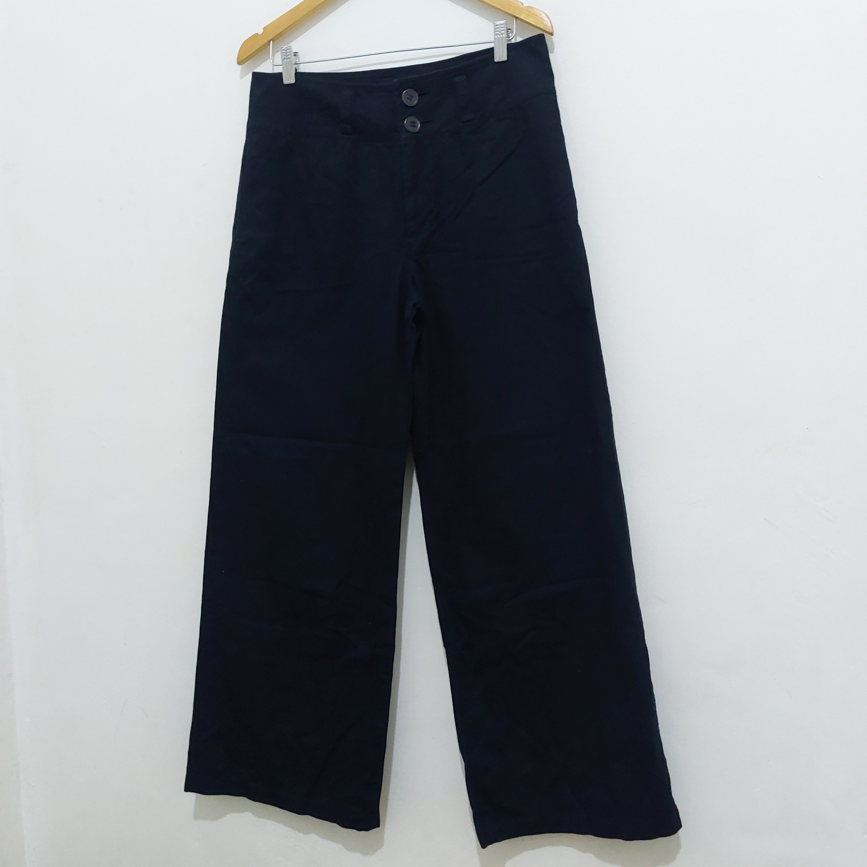 Y's × Yohji Yamamoto Y's - Yohji Yamamoto - Wide Leg Pants Size US 34 / EU 50 - 4 Thumbnail