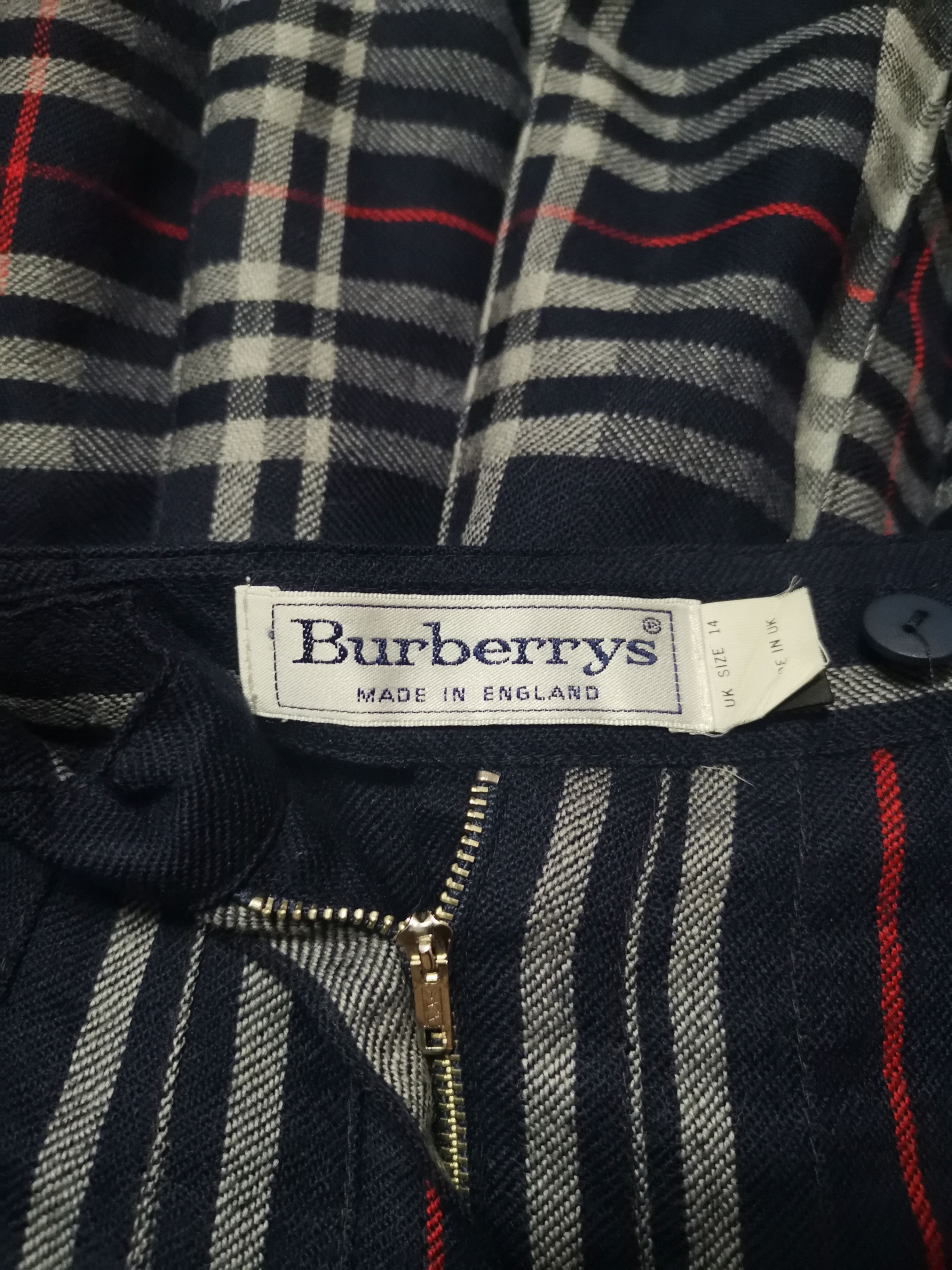 Burberry × Vintage Vintage Burberrys Skirt Size 32" / US 10 / IT 46 - 8 Thumbnail