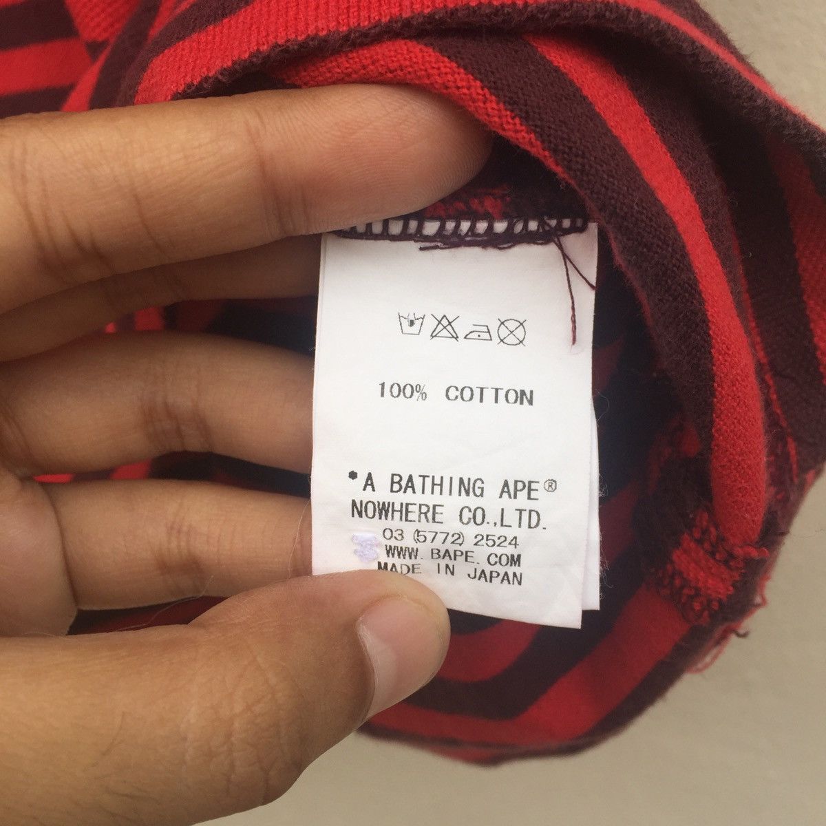 Bape A BATHING APE STRIPE POLO T-SHIRT Size US M / EU 48-50 / 2 - 7 Thumbnail