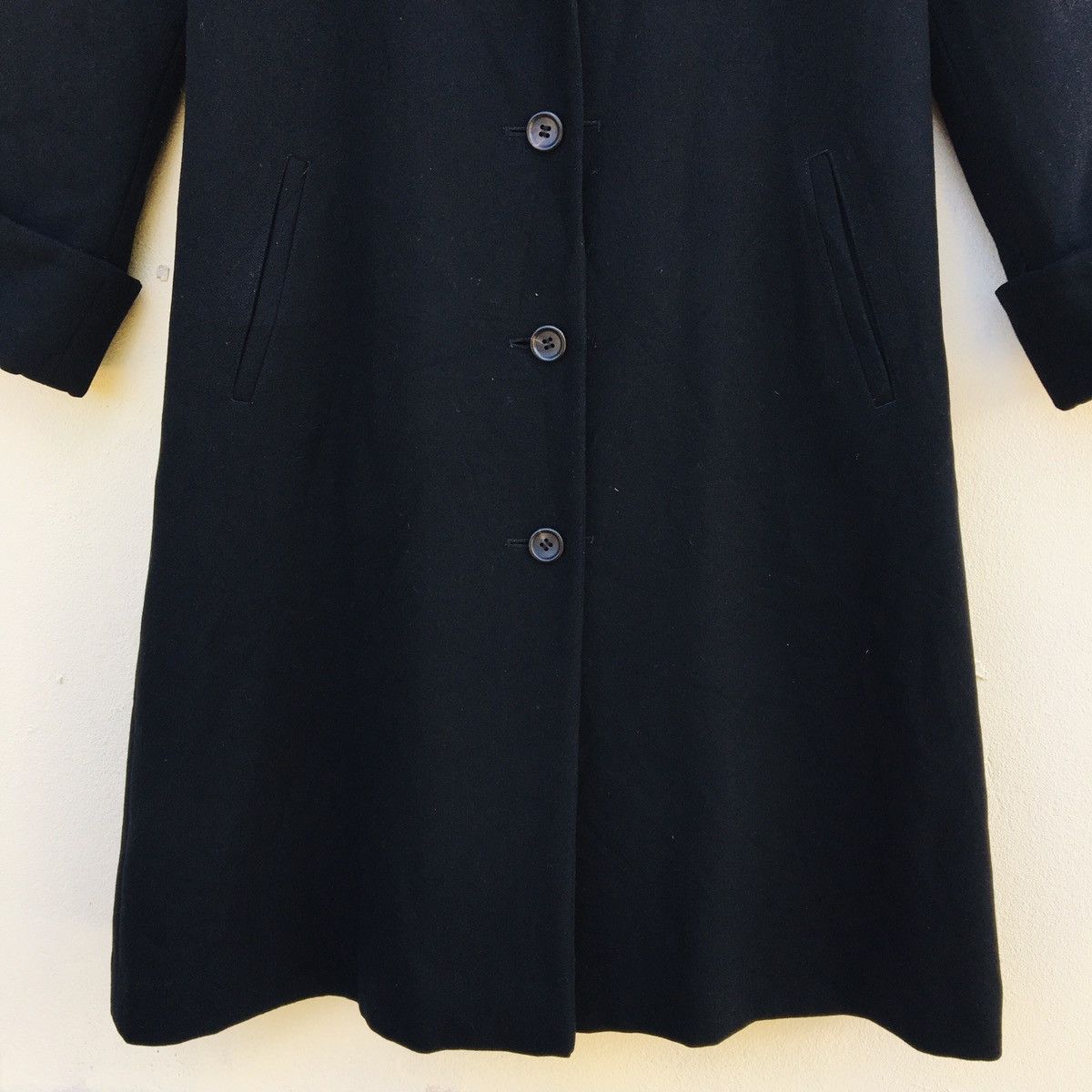 Y's × Yohji Yamamoto Y’S YOHJI YAMAMOTO TRENCH COAT WOOL LONG JACKET Size US L / EU 52-54 / 3 - 4 Thumbnail