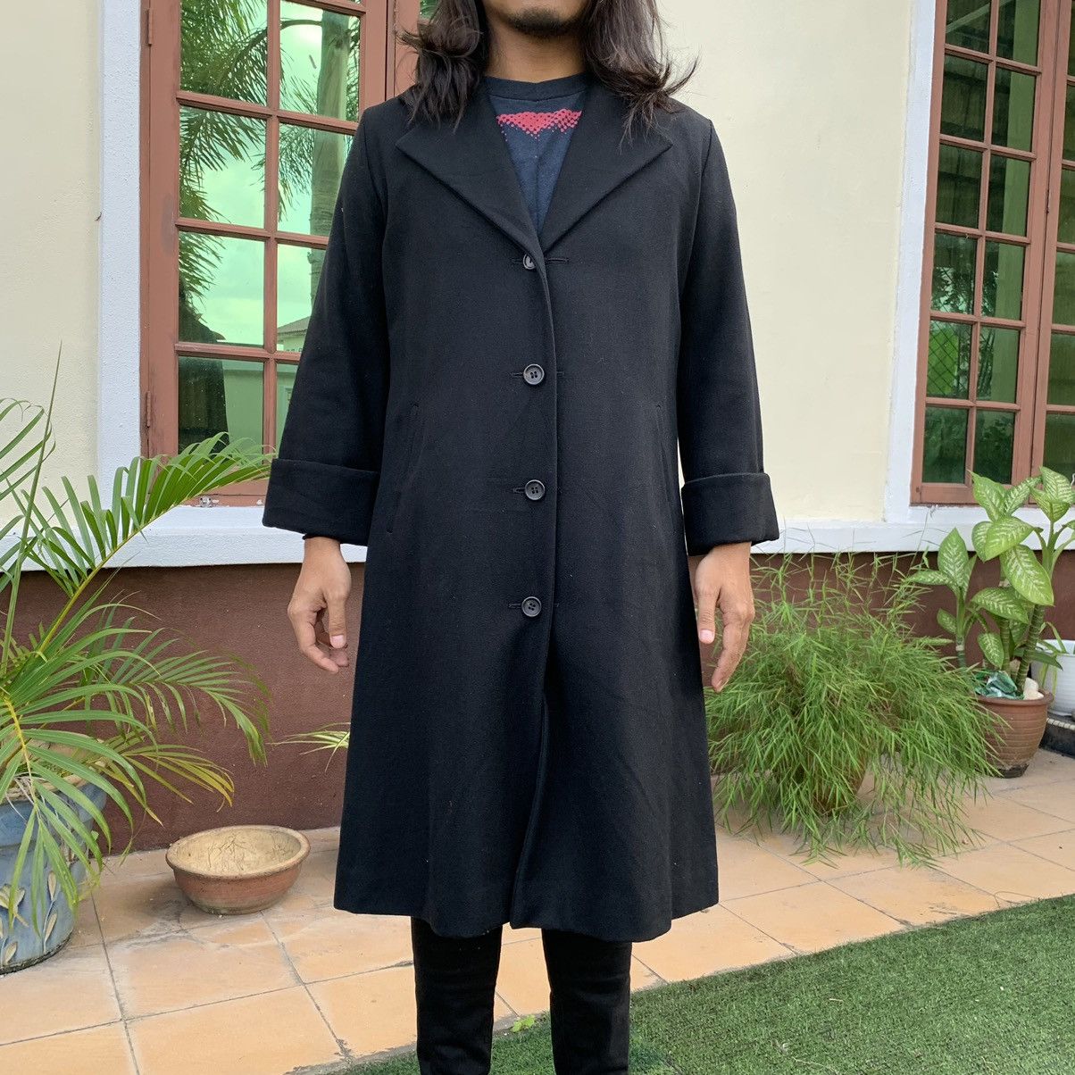 Y's × Yohji Yamamoto Y’S YOHJI YAMAMOTO TRENCH COAT WOOL LONG JACKET Size US L / EU 52-54 / 3 - 21 Thumbnail