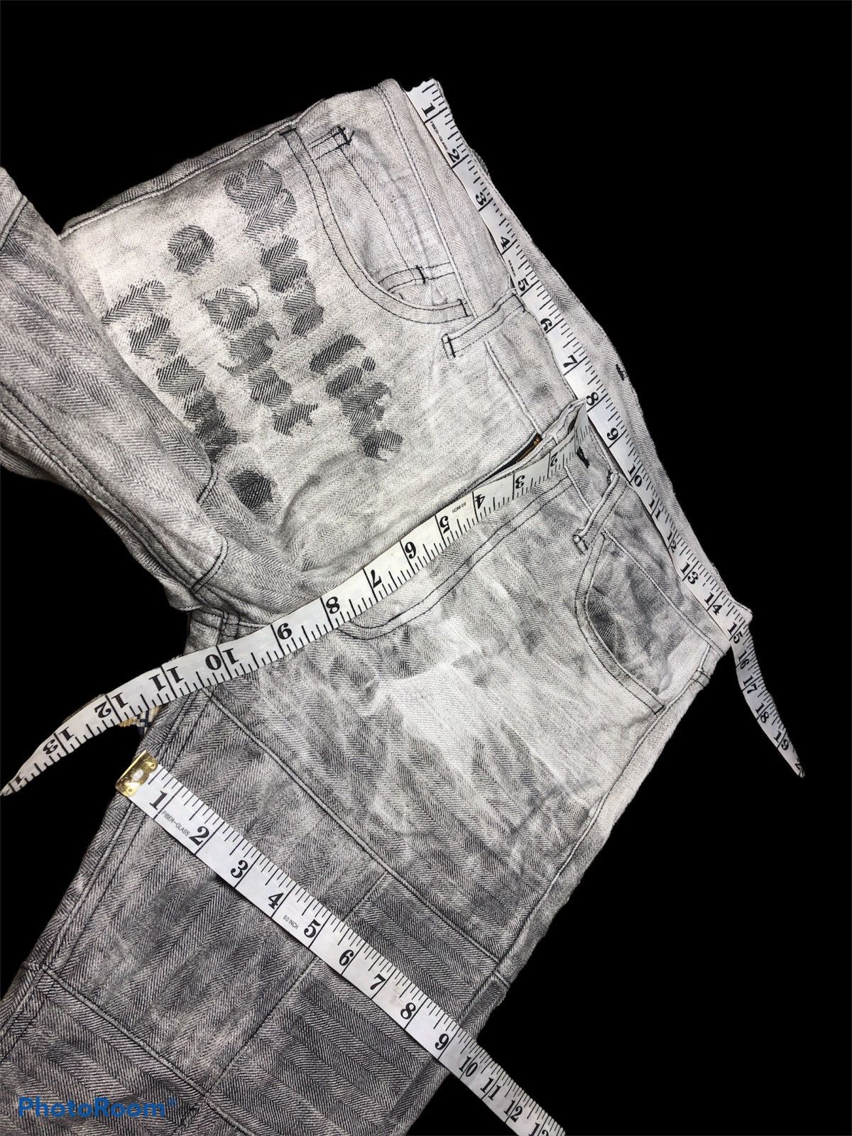 Japanese Brand FLARE⚡️EDGE RUPERT PATCHWORK BLEACH FLARE DENIM Size US 30 / EU 46 - 6 Thumbnail