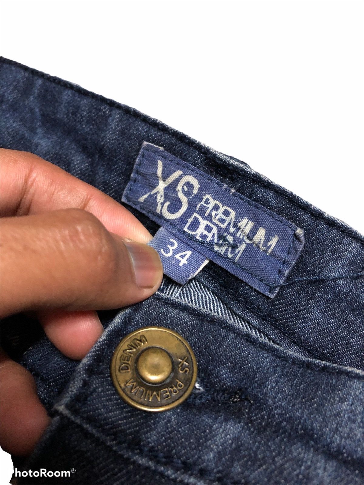 Other XS PREMIUM BLEACH DISTRESSED BIKERS DENIM Size US 34 / EU 50 - 4 Thumbnail