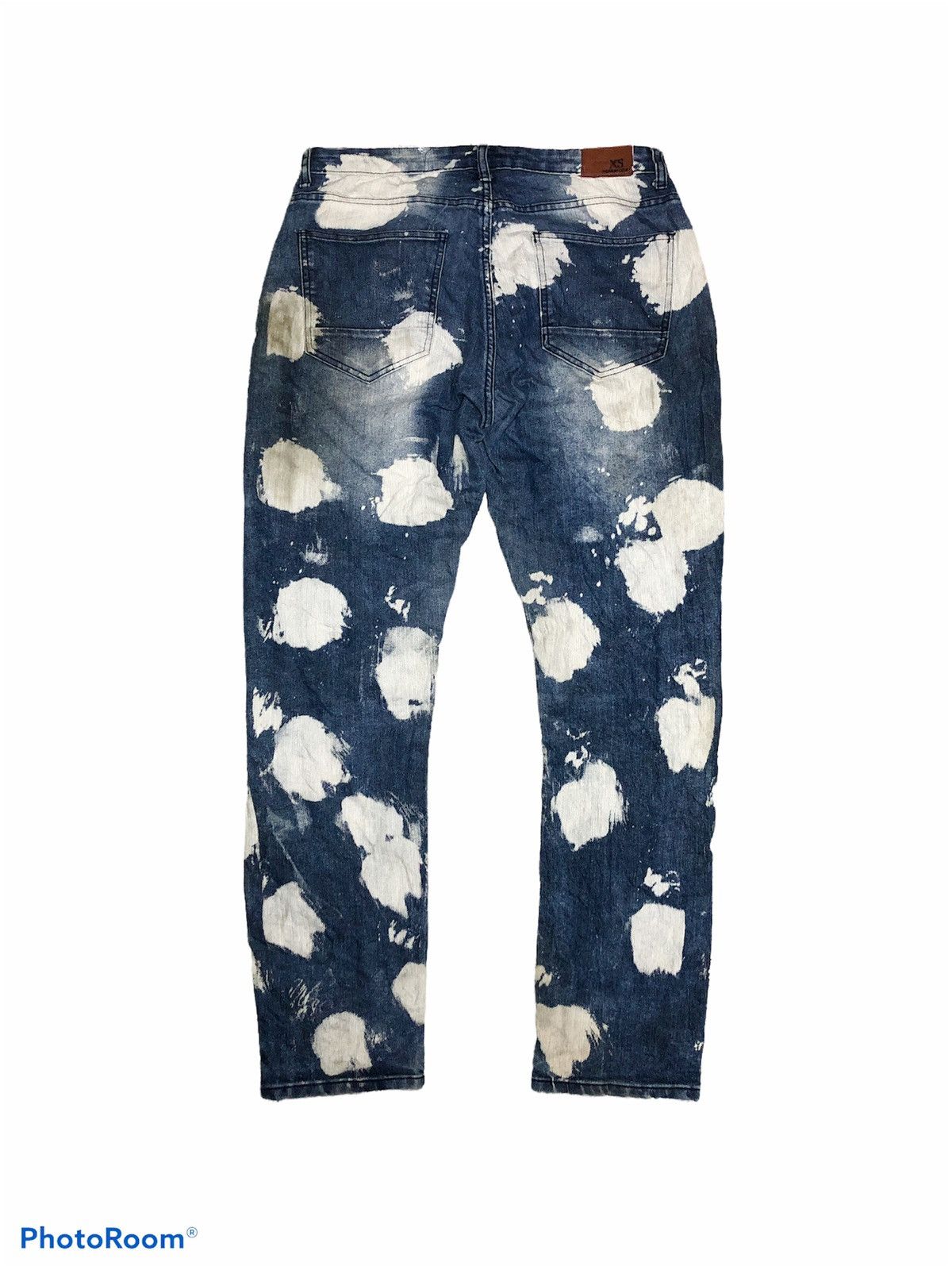 Other XS PREMIUM BLEACH DISTRESSED BIKERS DENIM Size US 34 / EU 50 - 2 Thumbnail