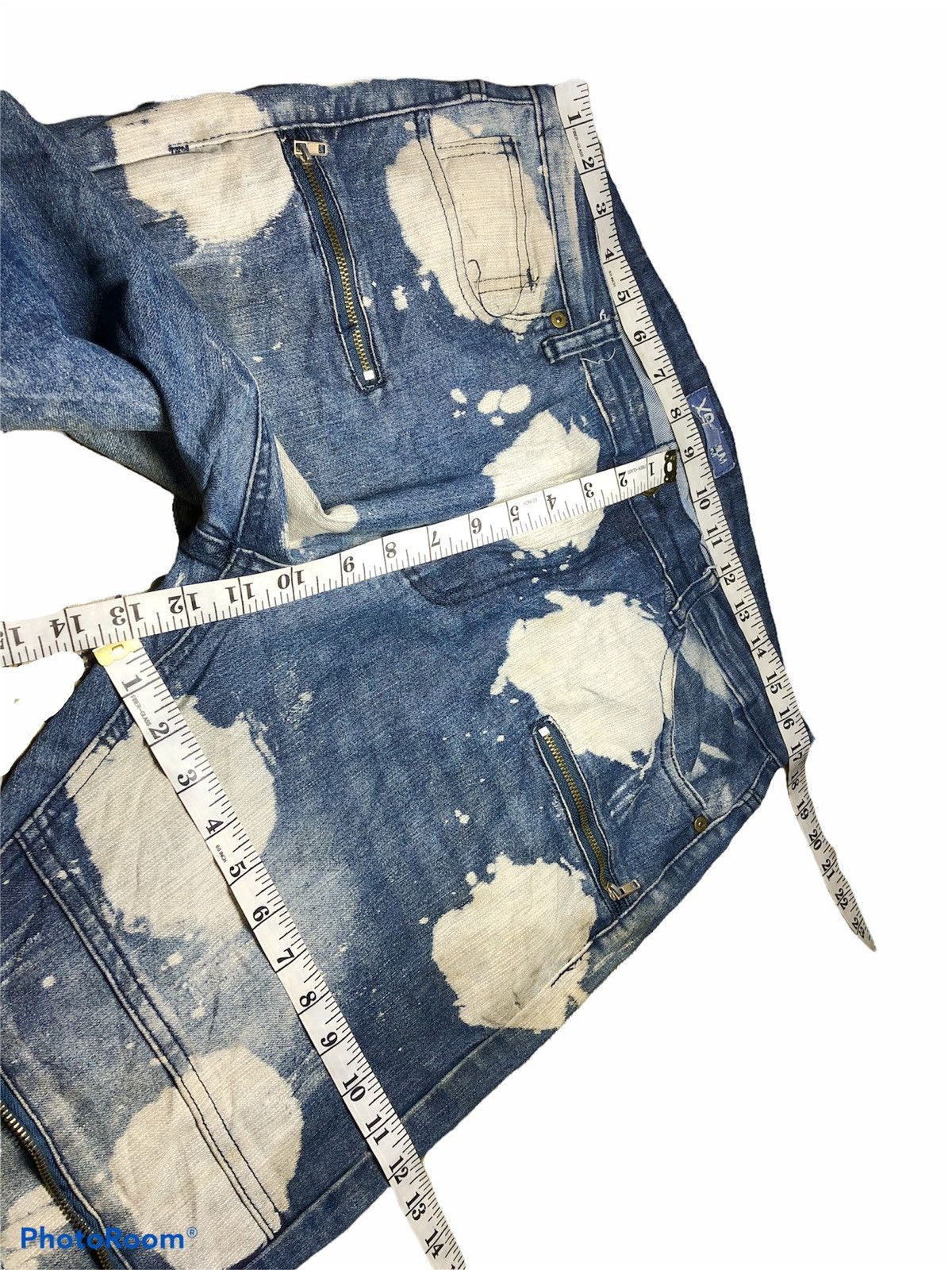 Other XS PREMIUM BLEACH DISTRESSED BIKERS DENIM Size US 34 / EU 50 - 10 Thumbnail