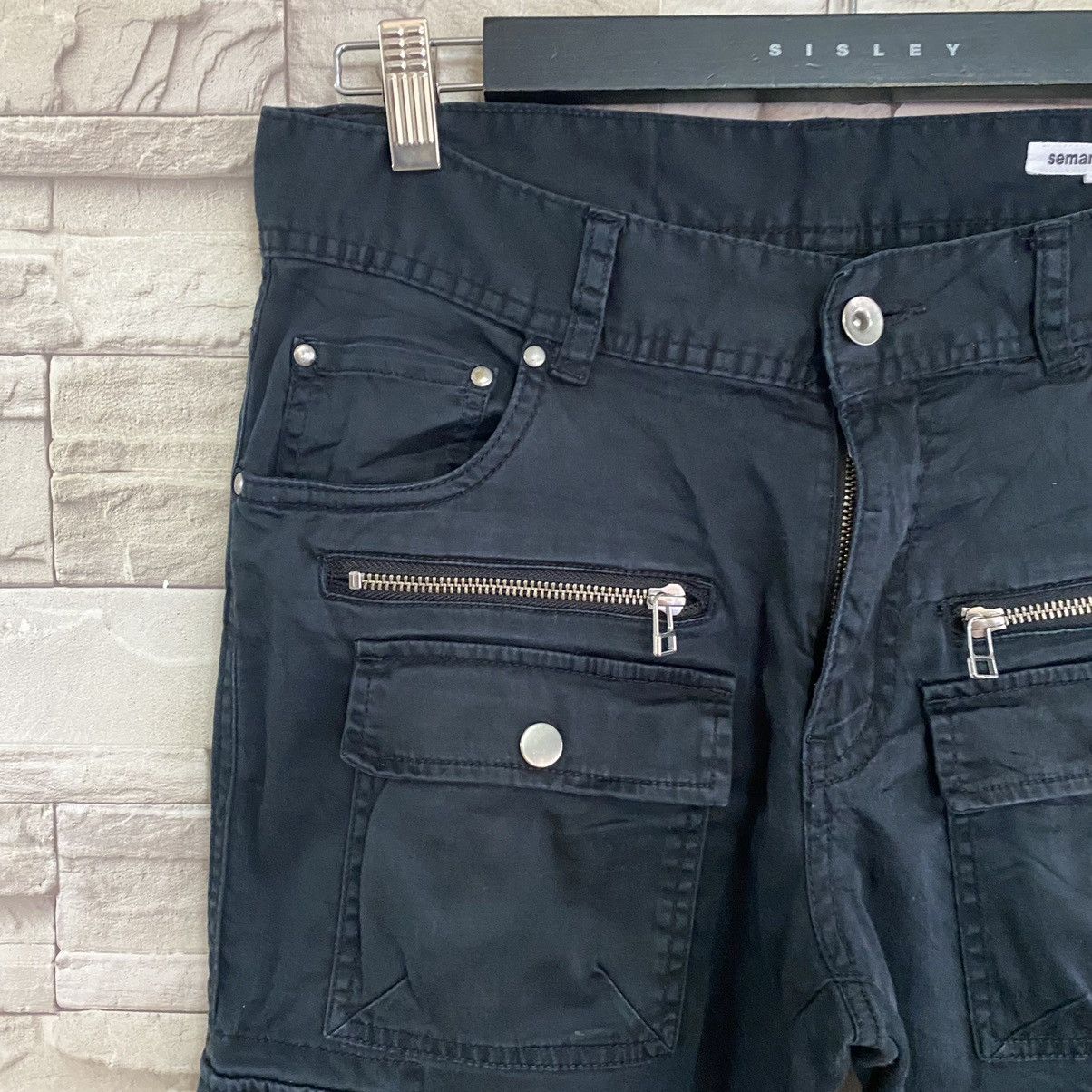 semanticdesign Semantic Design Black Cargo Pants Size US 30 / EU 46 - 5 Thumbnail
