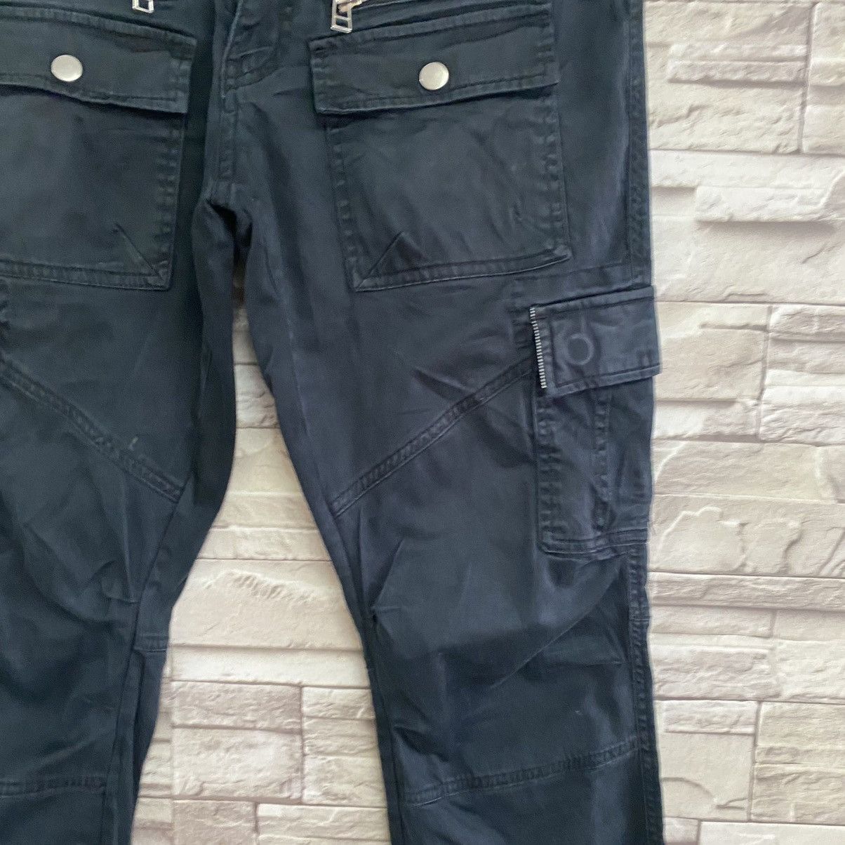 semanticdesign Semantic Design Black Cargo Pants Size US 30 / EU 46 - 7 Thumbnail