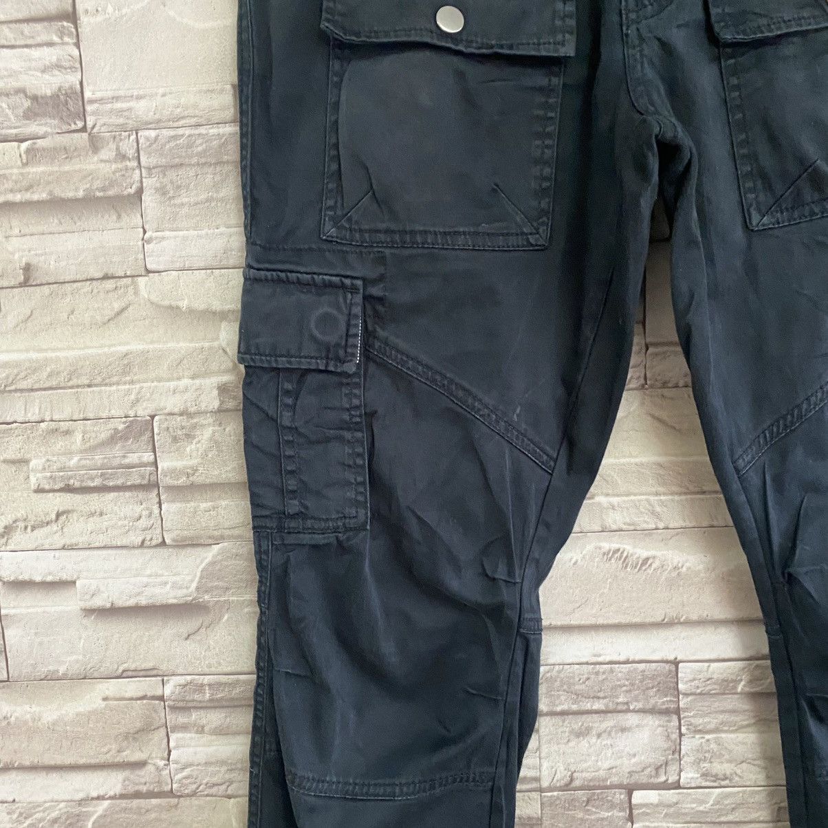 semanticdesign Semantic Design Black Cargo Pants Size US 30 / EU 46 - 8 Thumbnail