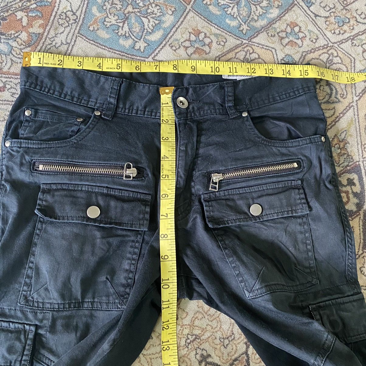 semanticdesign Semantic Design Black Cargo Pants Size US 30 / EU 46 - 16 Thumbnail