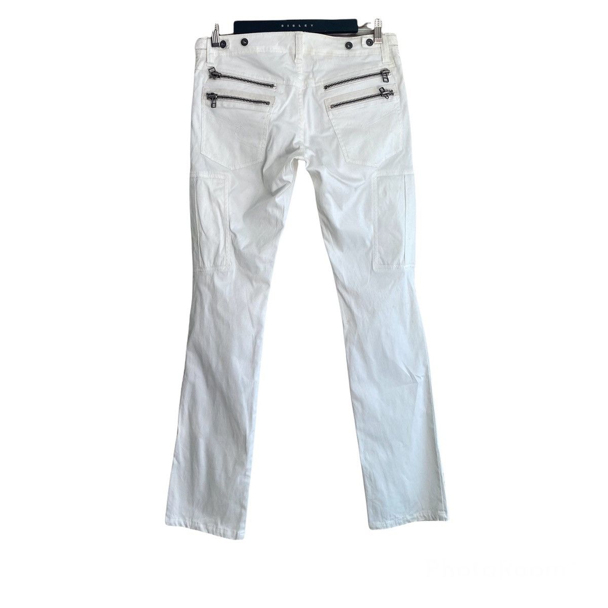 semanticdesign Semantic Design White Cargo Pants Size US 30 / EU 46 - 2 Thumbnail