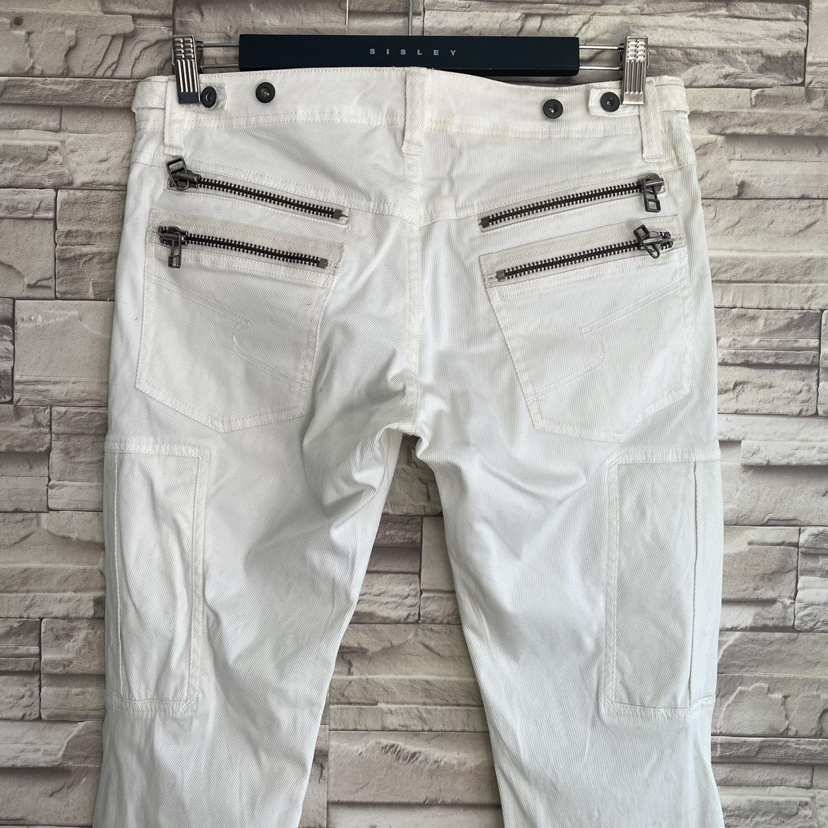 semanticdesign Semantic Design White Cargo Pants Size US 30 / EU 46 - 12 Thumbnail