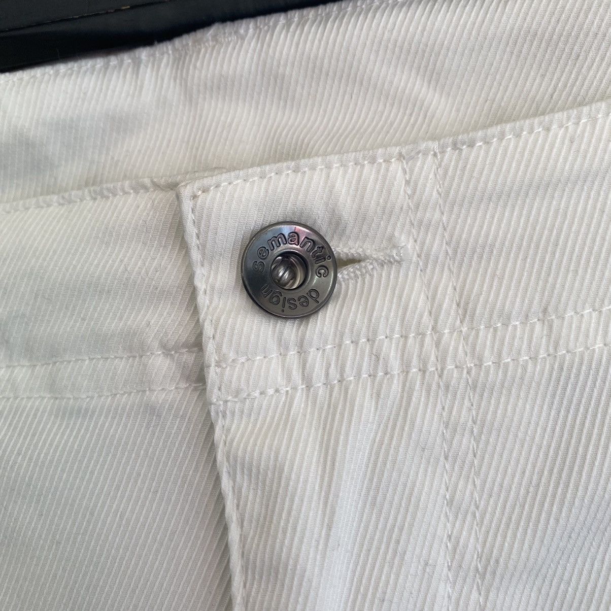 semanticdesign Semantic Design White Cargo Pants Size US 30 / EU 46 - 10 Thumbnail