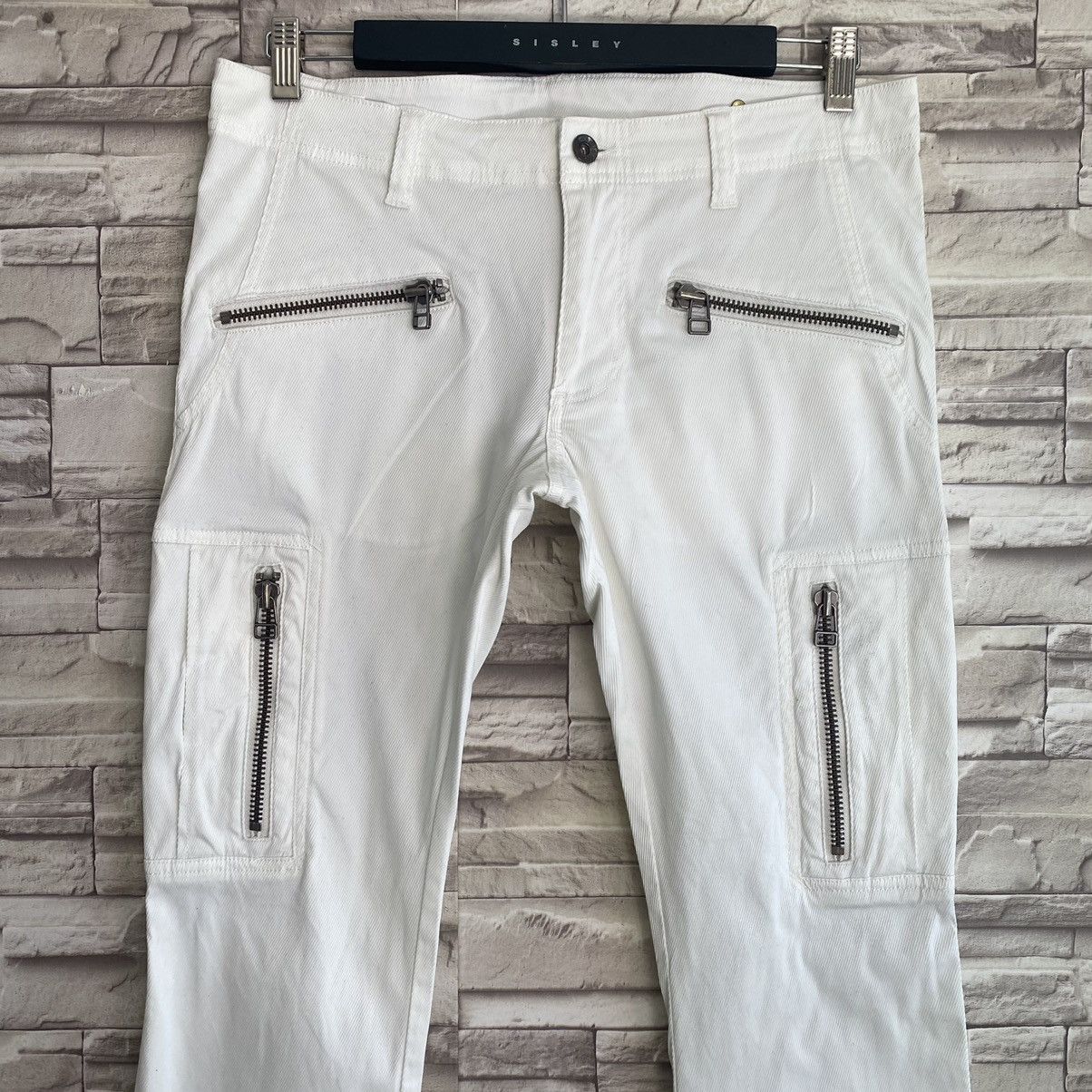 semanticdesign Semantic Design White Cargo Pants Size US 30 / EU 46 - 4 Thumbnail