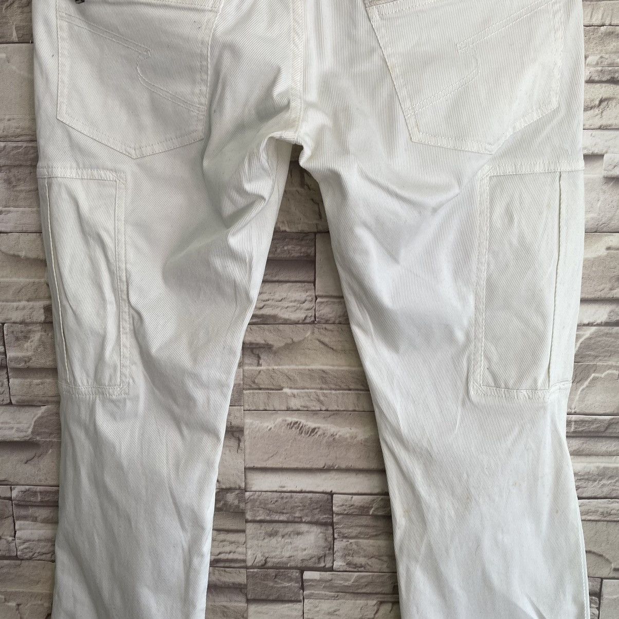 semanticdesign Semantic Design White Cargo Pants Size US 30 / EU 46 - 16 Thumbnail