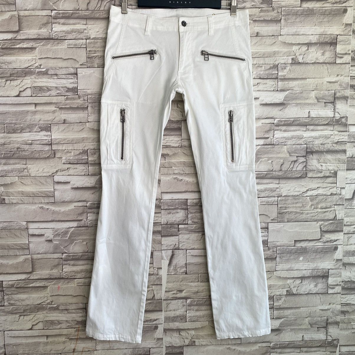 semanticdesign Semantic Design White Cargo Pants Size US 30 / EU 46 - 3 Thumbnail