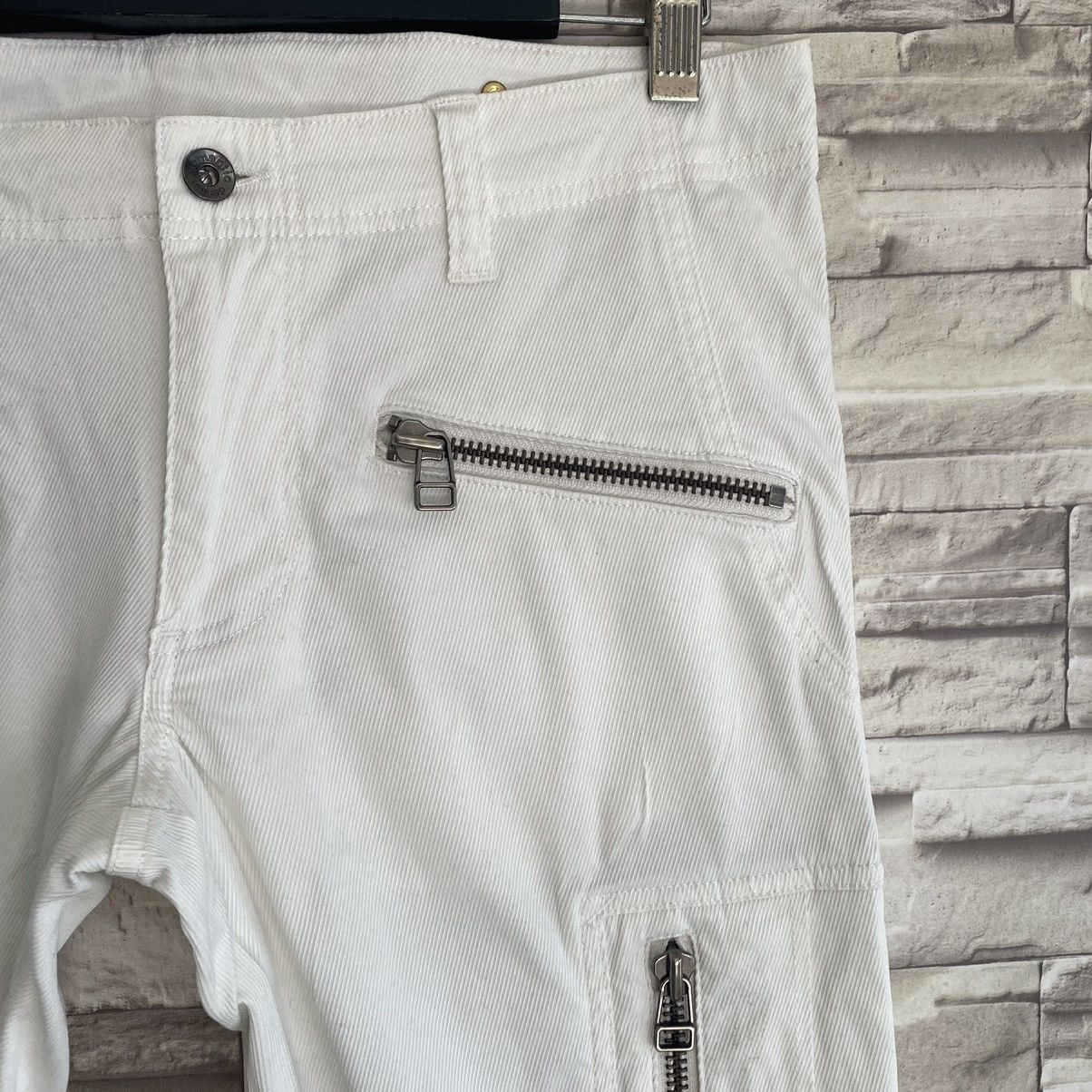 semanticdesign Semantic Design White Cargo Pants Size US 30 / EU 46 - 9 Thumbnail