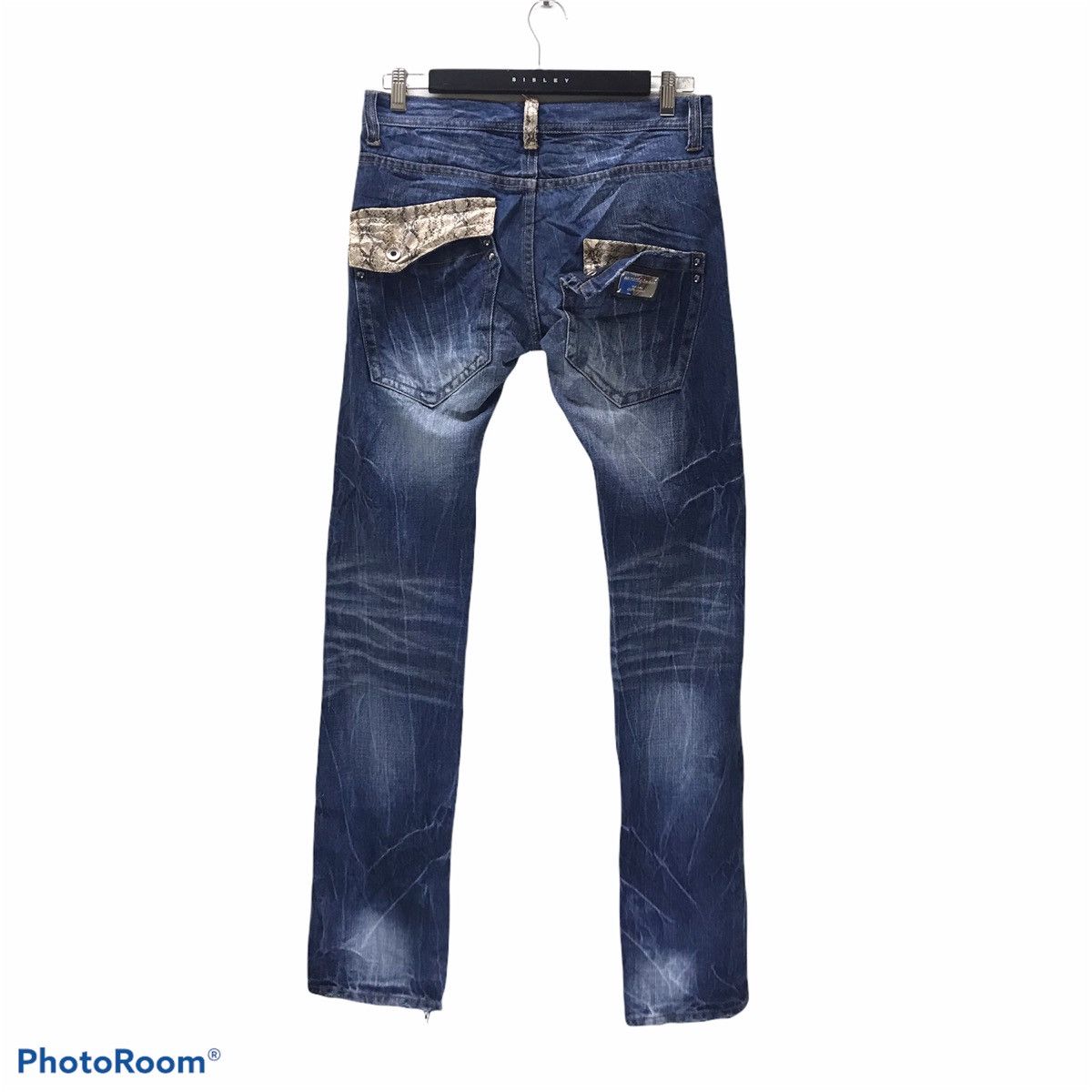 semanticdesign Japanese Brand SEMANTIC DESIGN Distressed Denim Snakeskin Size US 31 - 1 Thumbnail