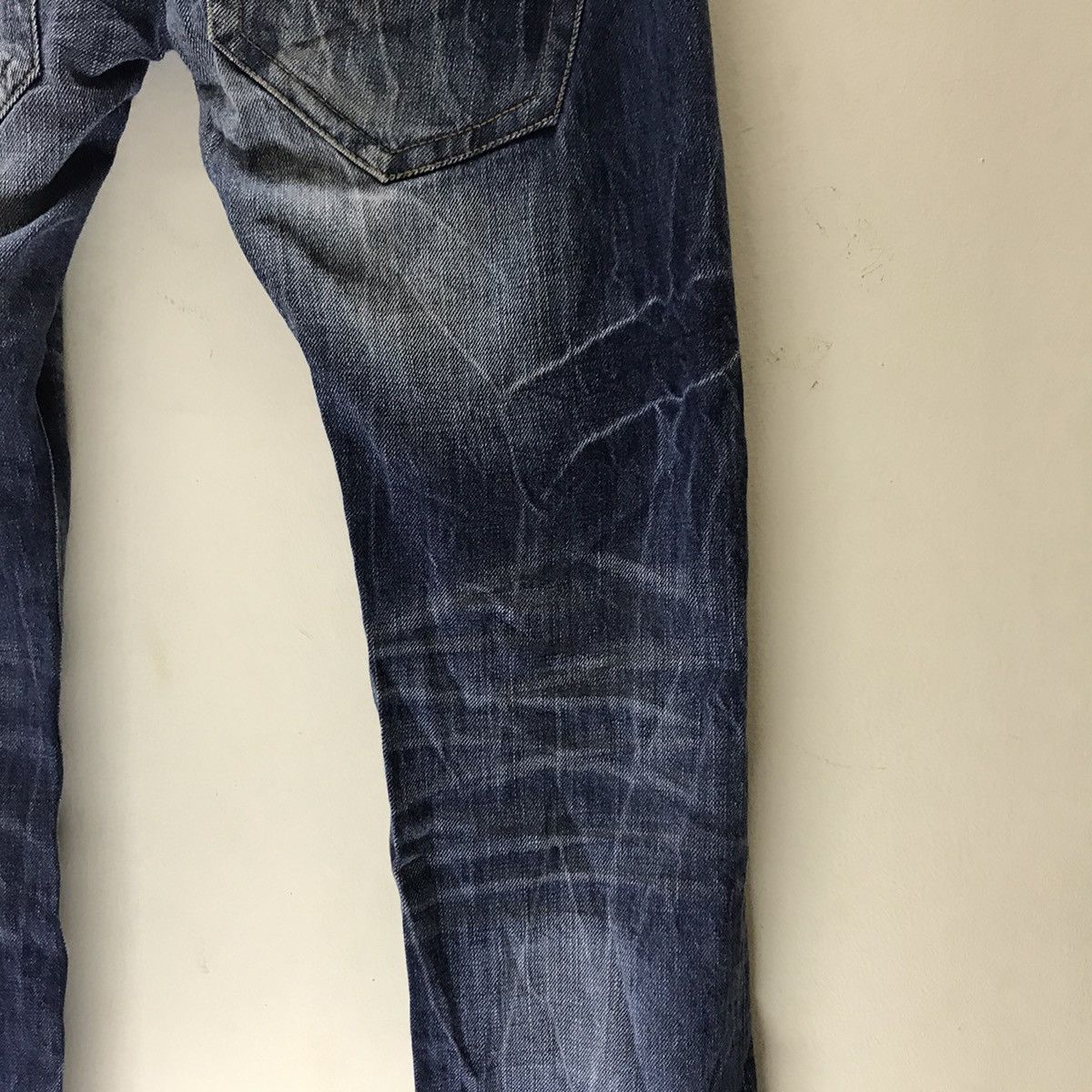 semanticdesign Japanese Brand SEMANTIC DESIGN Distressed Denim Snakeskin Size US 31 - 16 Thumbnail
