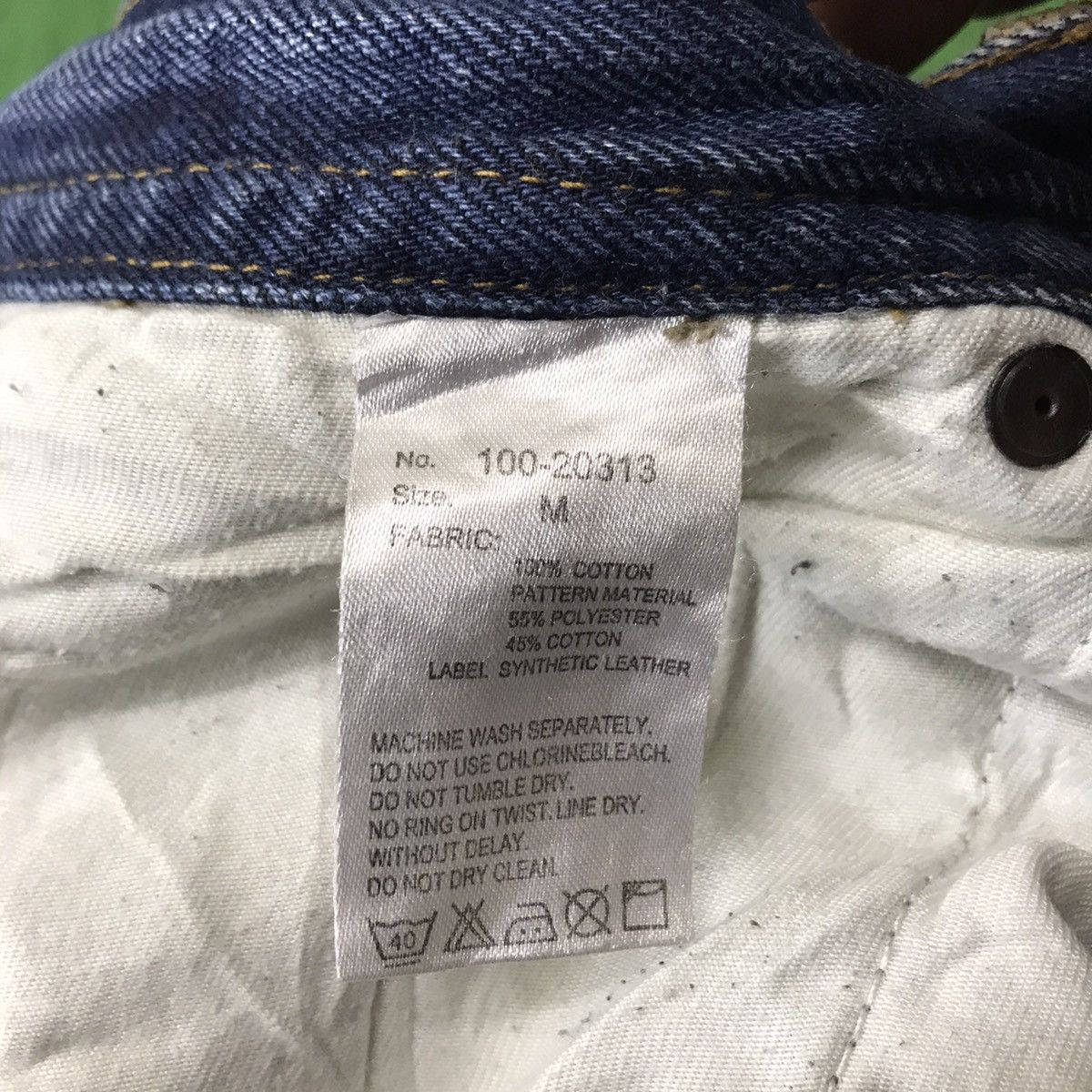 semanticdesign Japanese Brand SEMANTIC DESIGN Distressed Denim Snakeskin Size US 31 - 21 Thumbnail