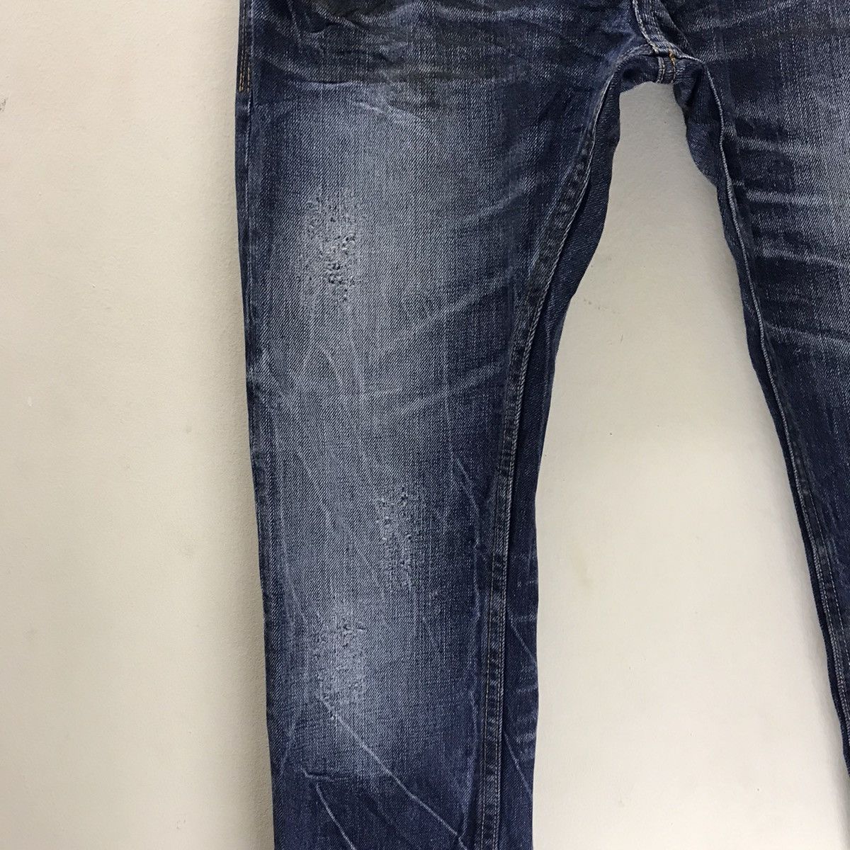 semanticdesign Japanese Brand SEMANTIC DESIGN Distressed Denim Snakeskin Size US 31 - 6 Thumbnail
