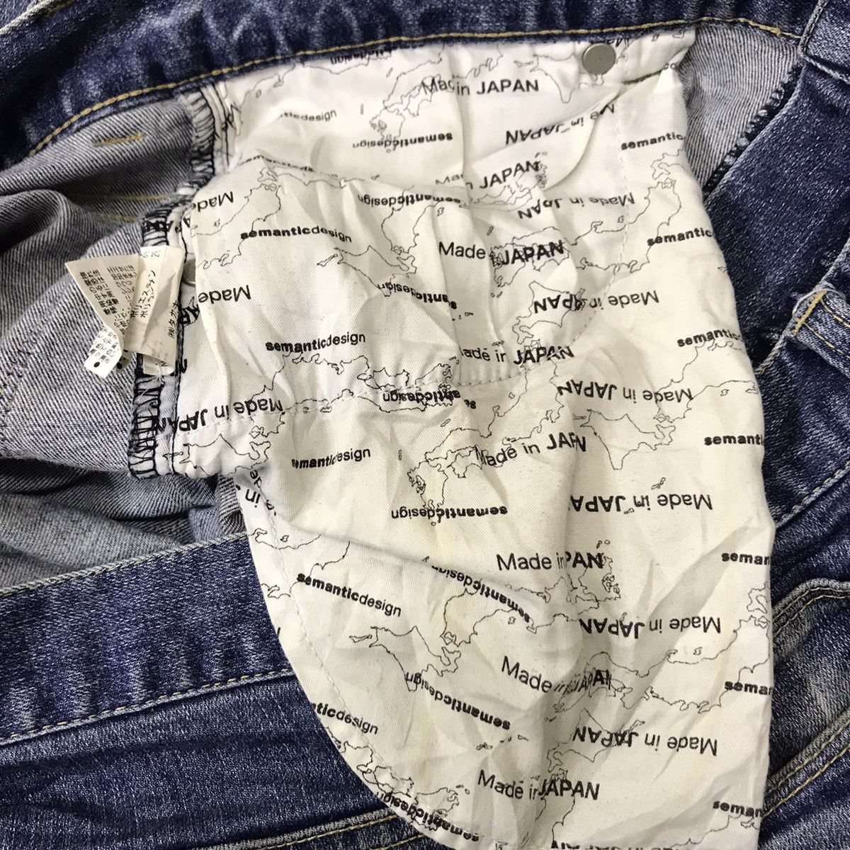 semanticdesign Vintage SEMANTIC DESIGN Clawmark Denim Jeans Size US 34 / EU 50 - 18 Thumbnail