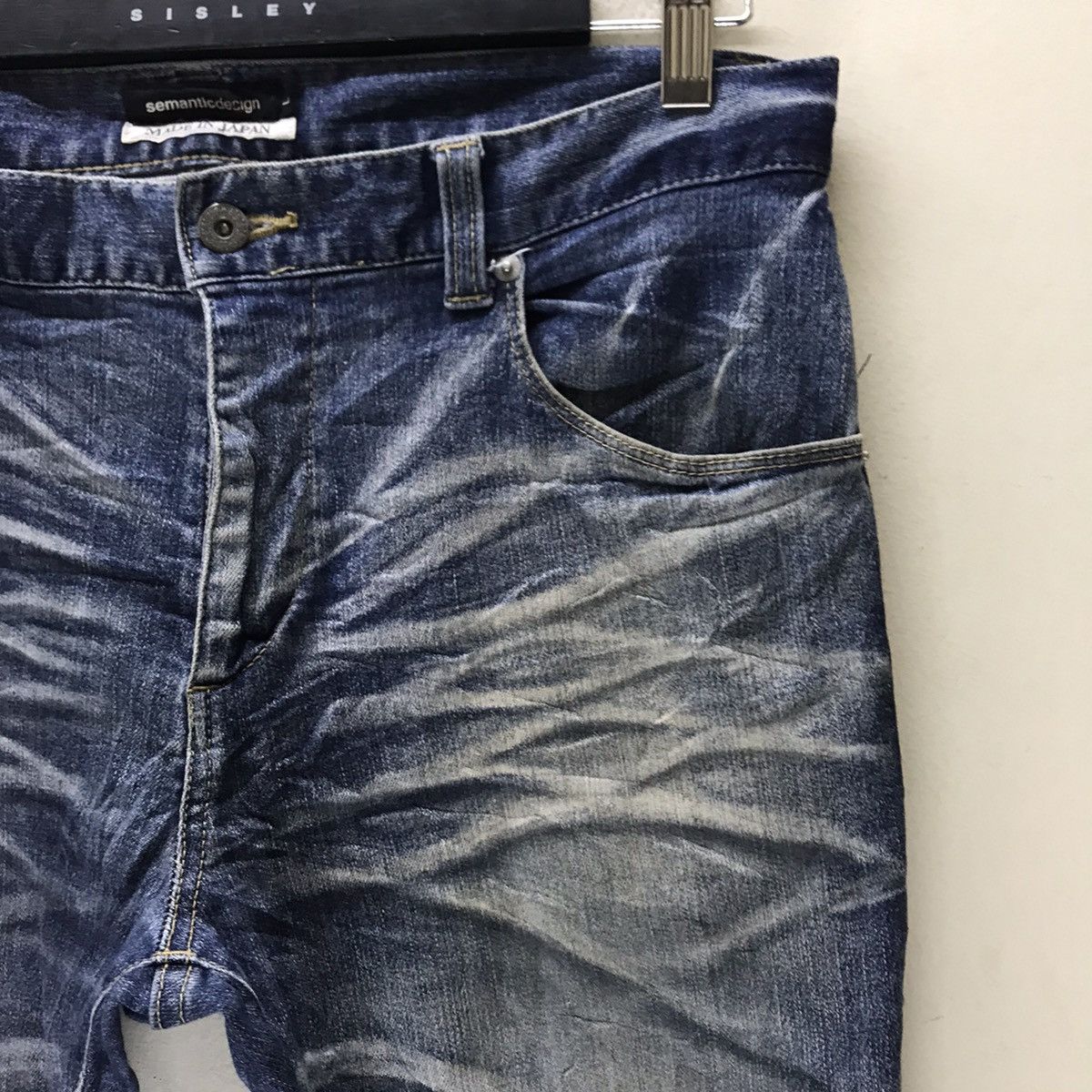 semanticdesign Vintage SEMANTIC DESIGN Clawmark Denim Jeans Size US 34 / EU 50 - 5 Thumbnail