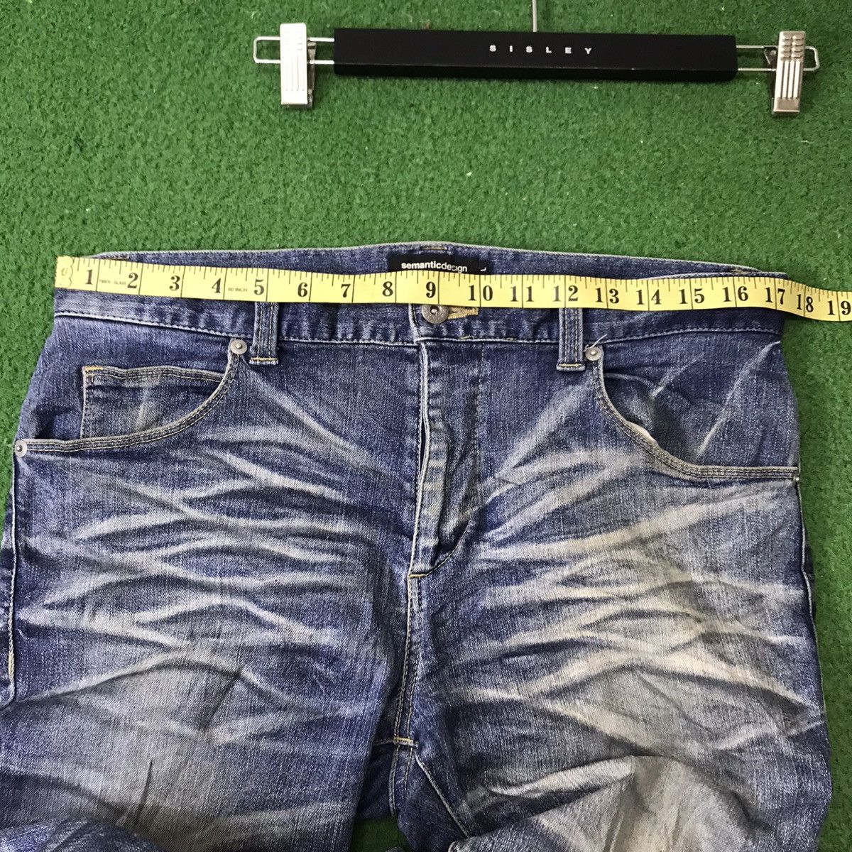 semanticdesign Vintage SEMANTIC DESIGN Clawmark Denim Jeans Size US 34 / EU 50 - 20 Thumbnail
