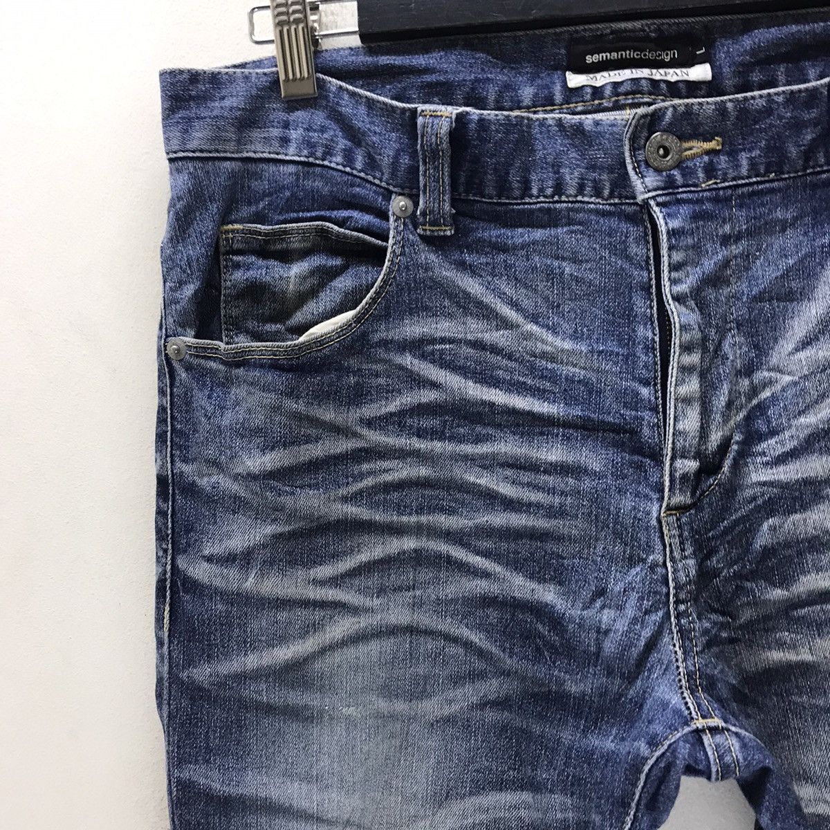 semanticdesign Vintage SEMANTIC DESIGN Clawmark Denim Jeans Size US 34 / EU 50 - 4 Thumbnail