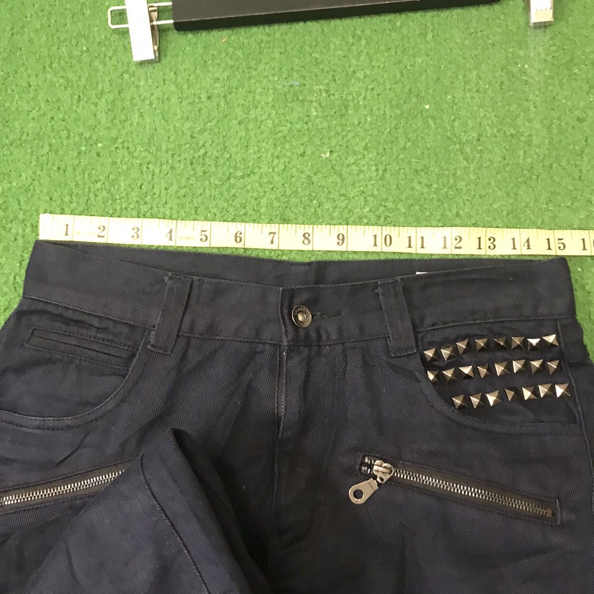 semanticdesign SEMANTIC DESIGN Black Denim Jeans Studded Size US 29 - 20 Thumbnail