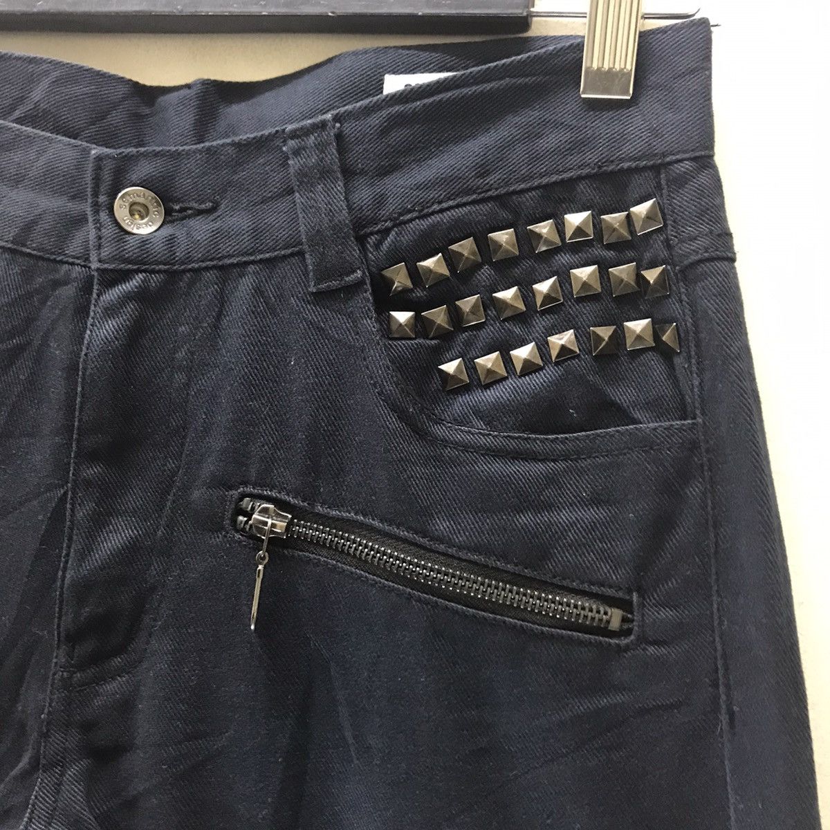semanticdesign SEMANTIC DESIGN Black Denim Jeans Studded Size US 29 - 4 Thumbnail