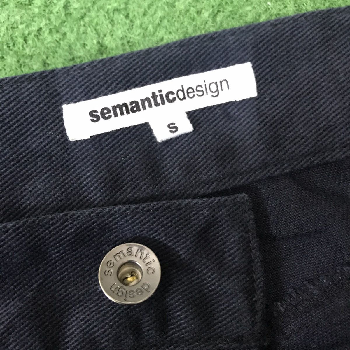 semanticdesign SEMANTIC DESIGN Black Denim Jeans Studded Size US 29 - 17 Thumbnail