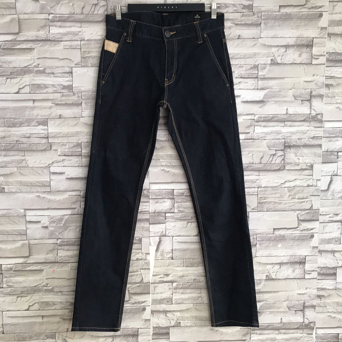 Japanese Brand SEMANTIC DESIGN Denim Skinny Native Navajo Buckle back Size US 31 - 4 Thumbnail