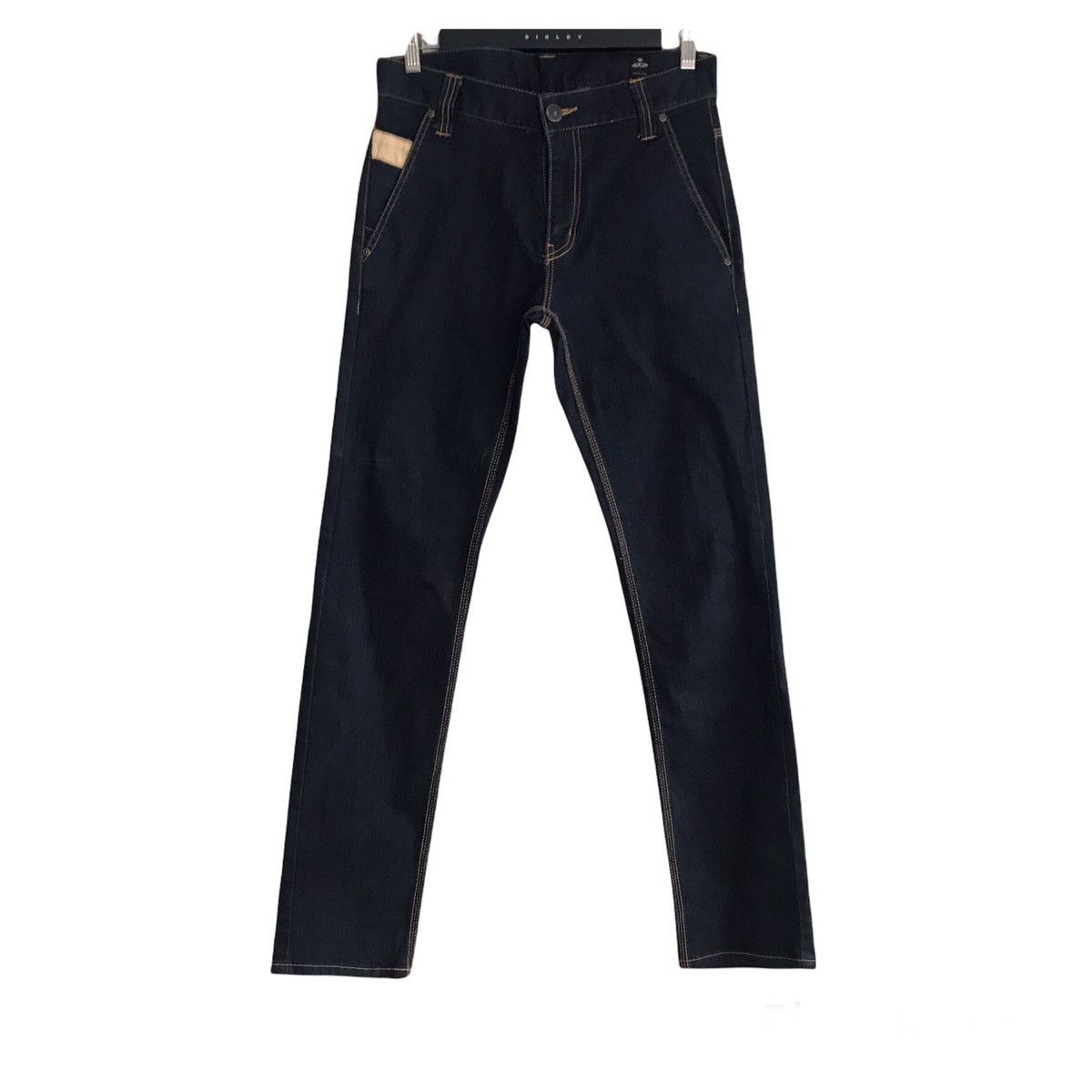 Japanese Brand SEMANTIC DESIGN Denim Skinny Native Navajo Buckle back Size US 31 - 3 Thumbnail