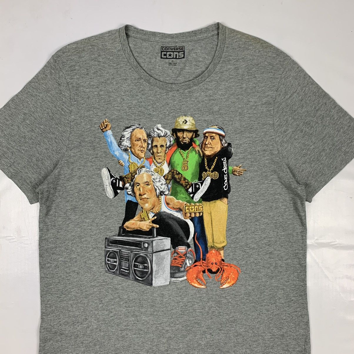 Converse Converse X American President Shirt Size US XL / EU 56 / 4 - 4 Thumbnail